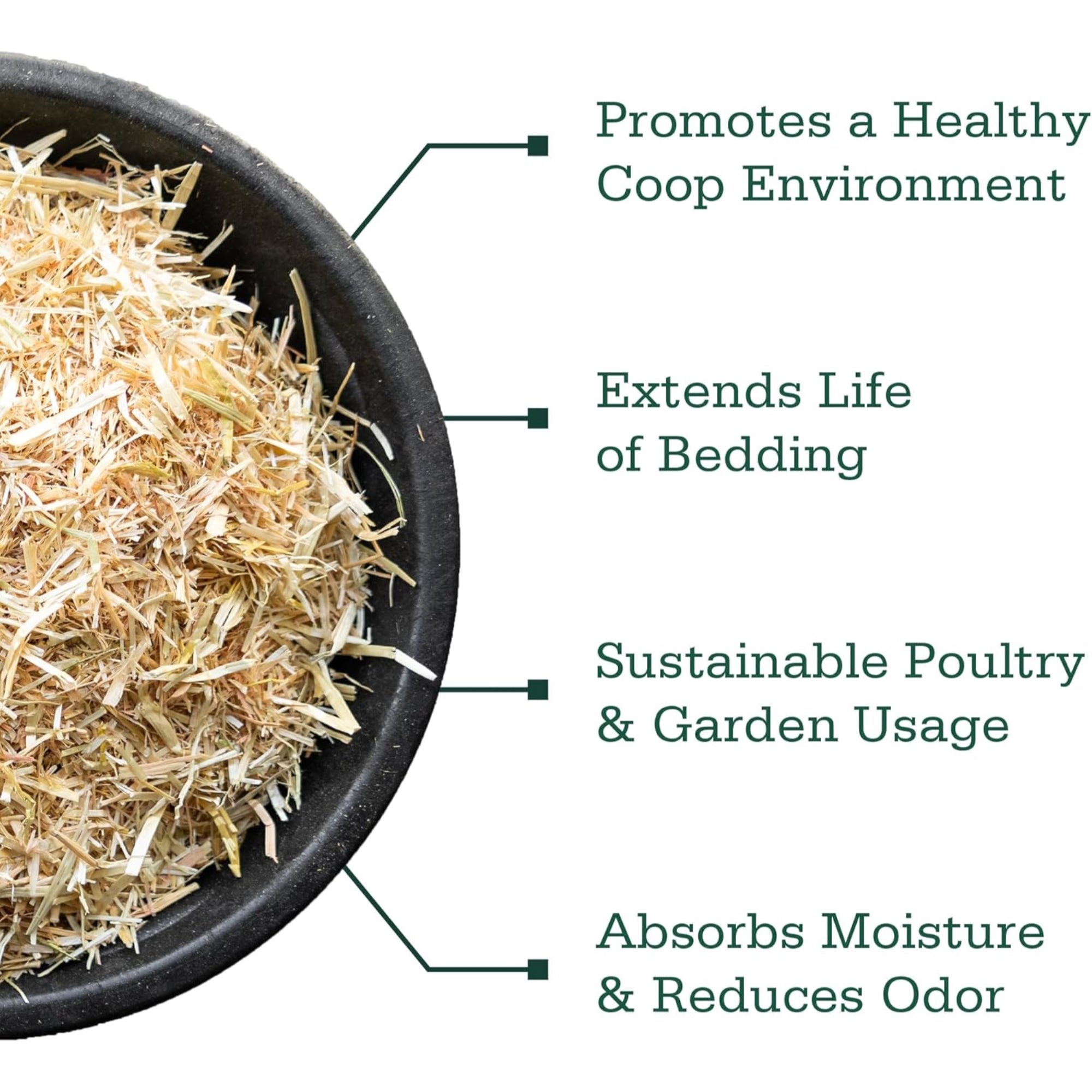 Standlee Premium Products, Flock Fresh Poultry Bedding, Compressed, 2 cu ft (Expanded 10 cu ft)