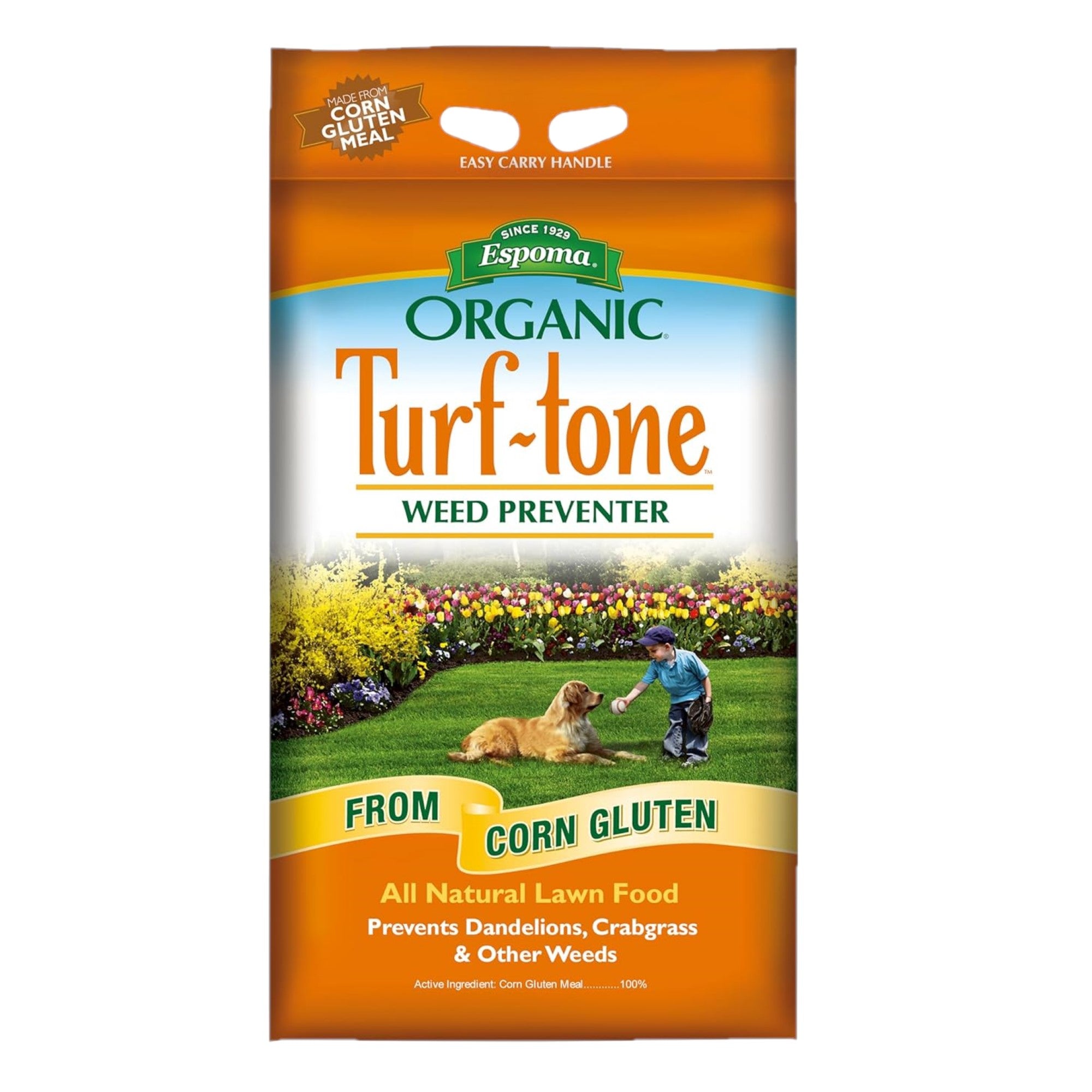 Espoma Turf-Tone Weed Preventer Lawn Fertilizer, 25lbs