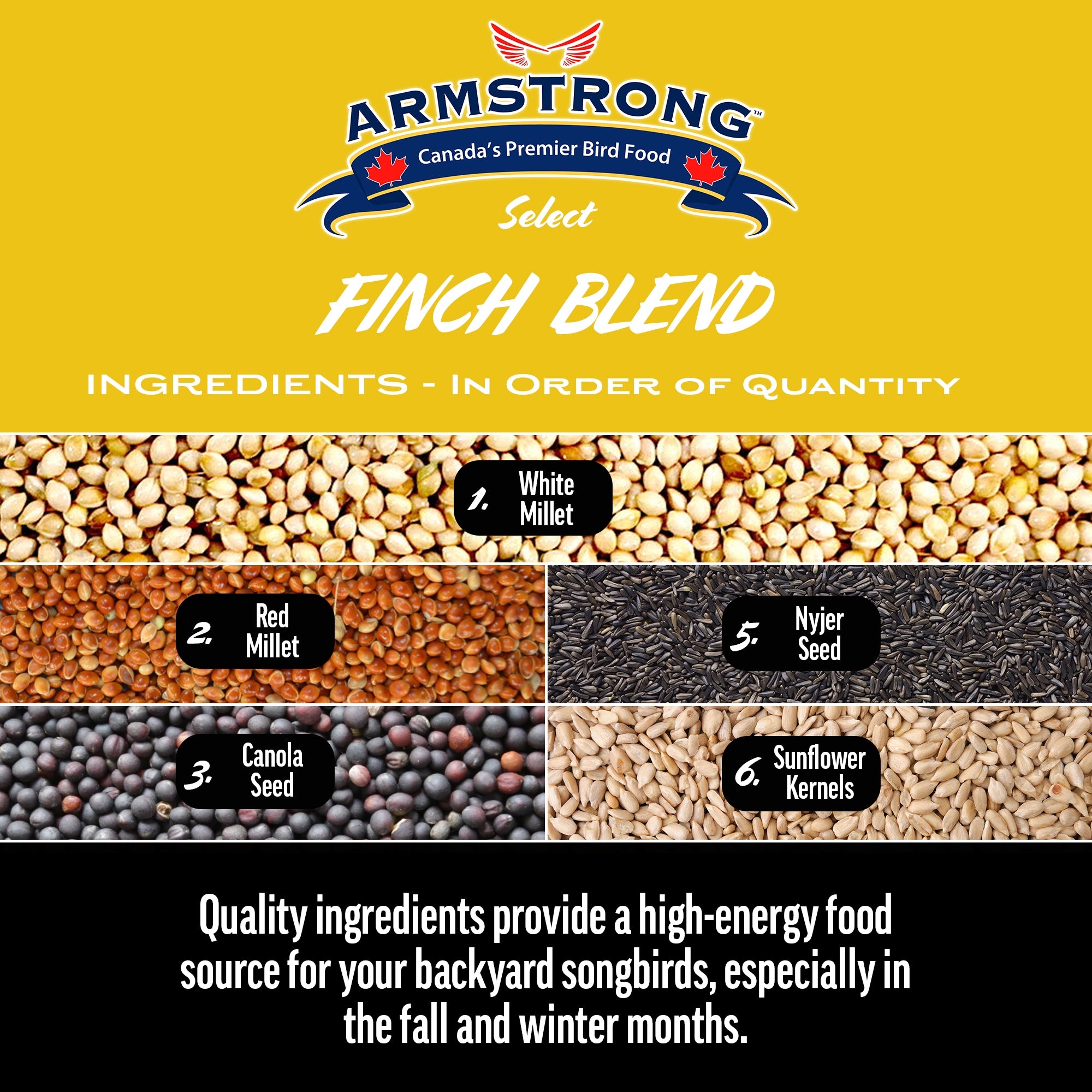 Armstrong Wild Bird Select Finch Blend, 4lbs