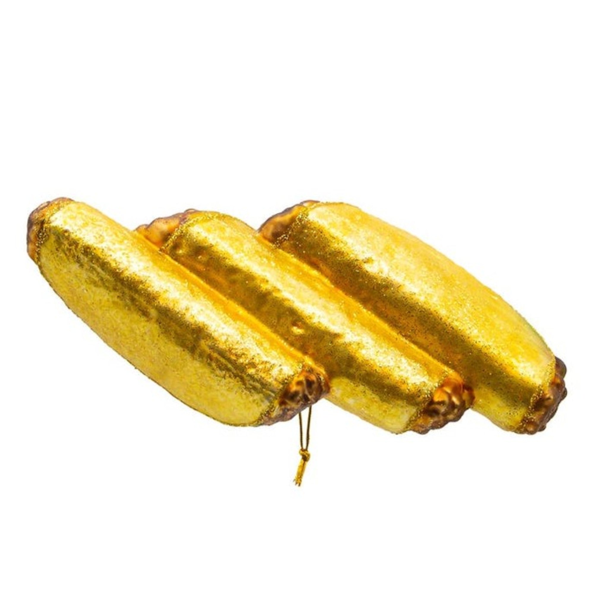 Kurt Adler Noble Gems Glass Ornament for Christmas Tree, 3 Tacos