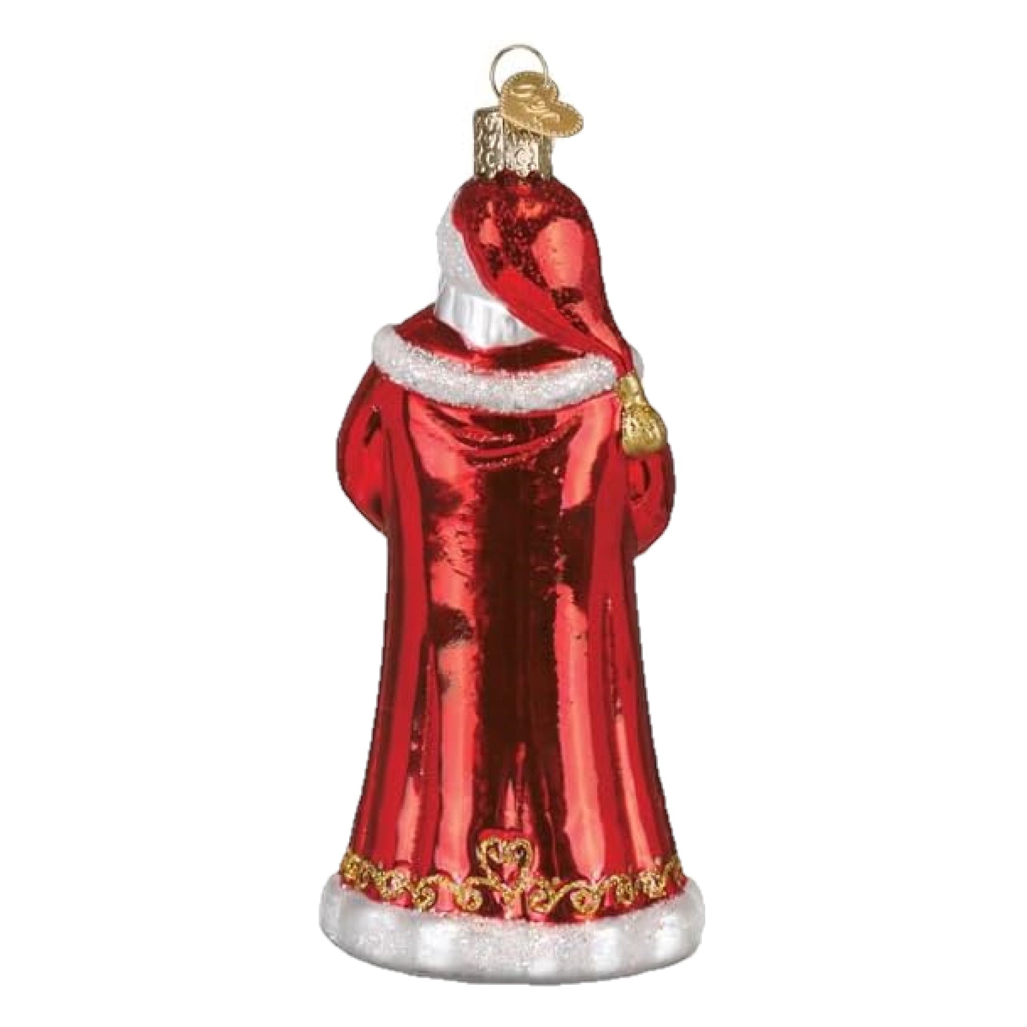 Old World Christmas Blown Glass Ornament for Christmas Tree, World Peace Santa