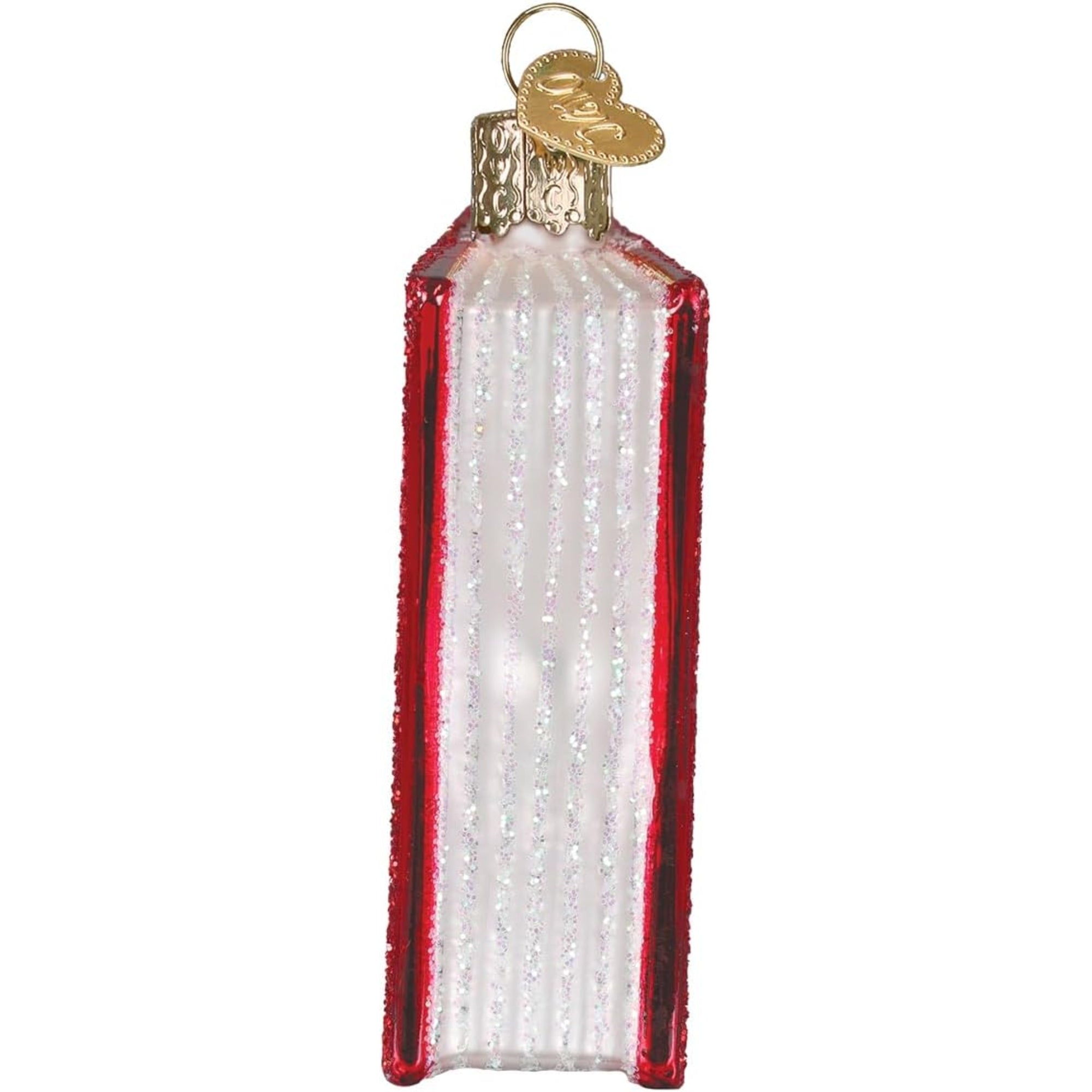 Old World Christmas Blown Glass Ornament for Christmas Tree, Corduroy Book