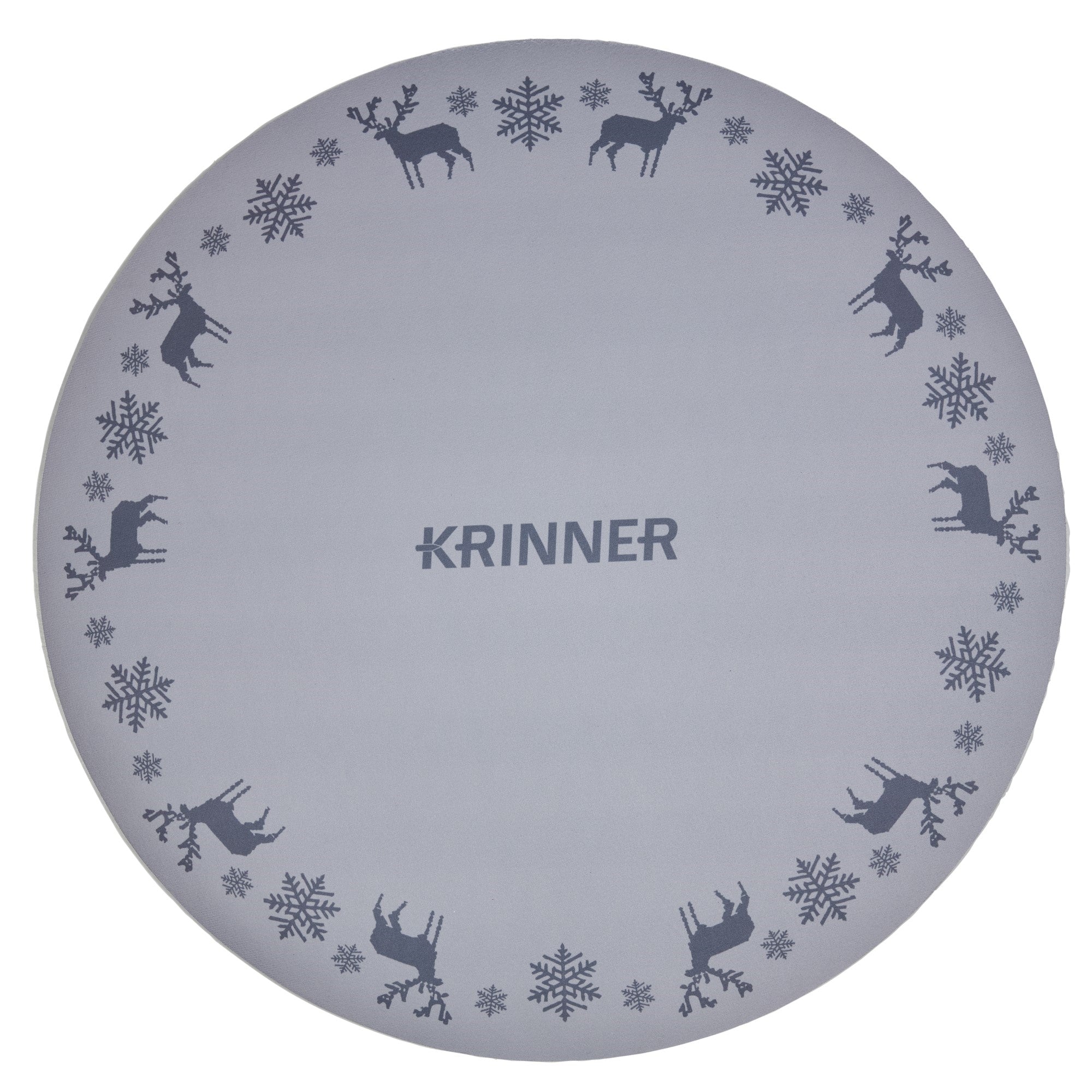 KRINNER 24" Christmas Tree Mat - Waterproof, Absorbent Floor Protection Pad for Tree Stands