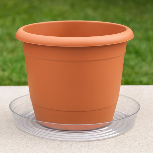 Curtis Wagner Plastics Heavy-Gauge Vinyl Deep Drop-In Basket Liner, Clear — 14"