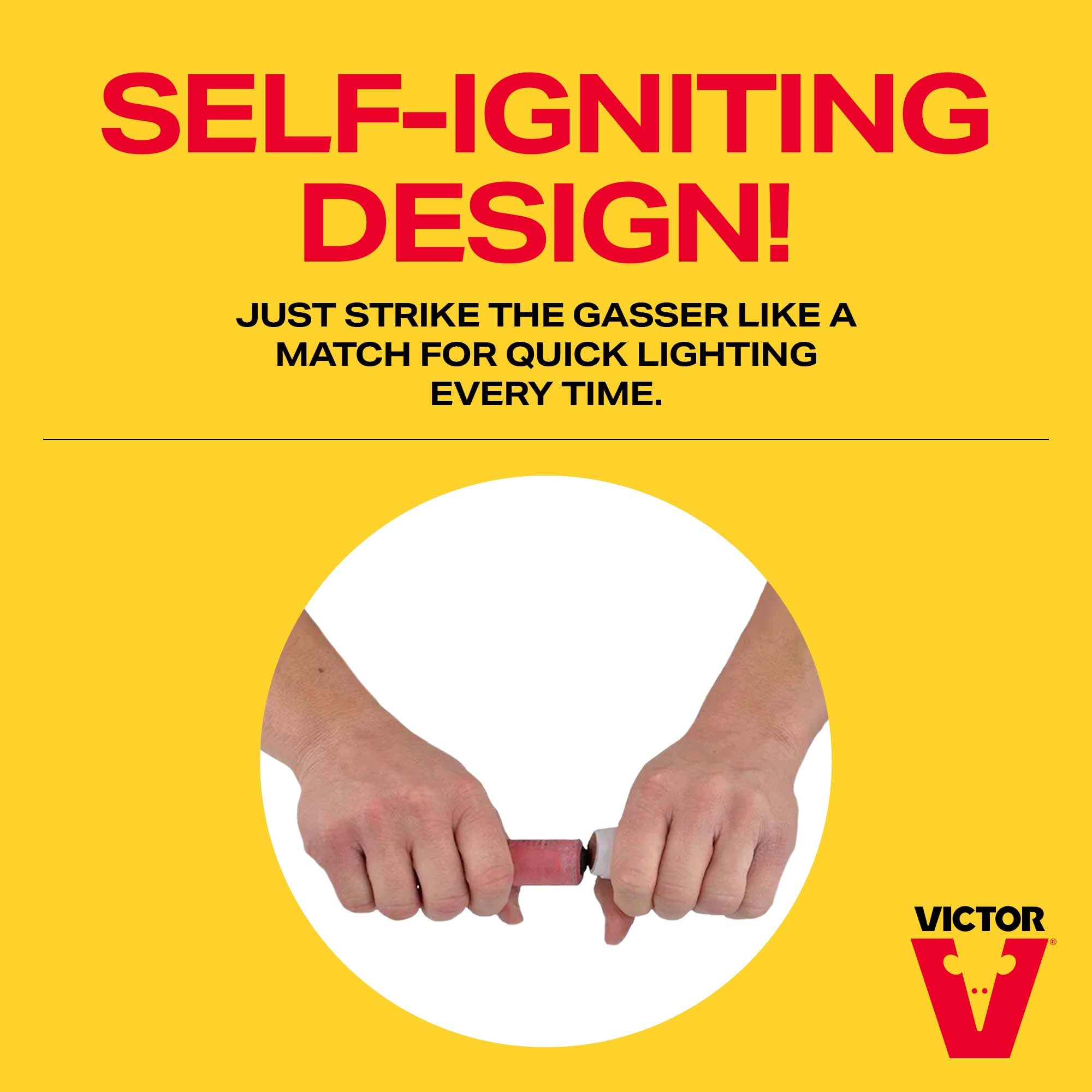 Victor Pest Quick Strike Mole & Gopher Gasser, 4-pack (Quantity of 1)