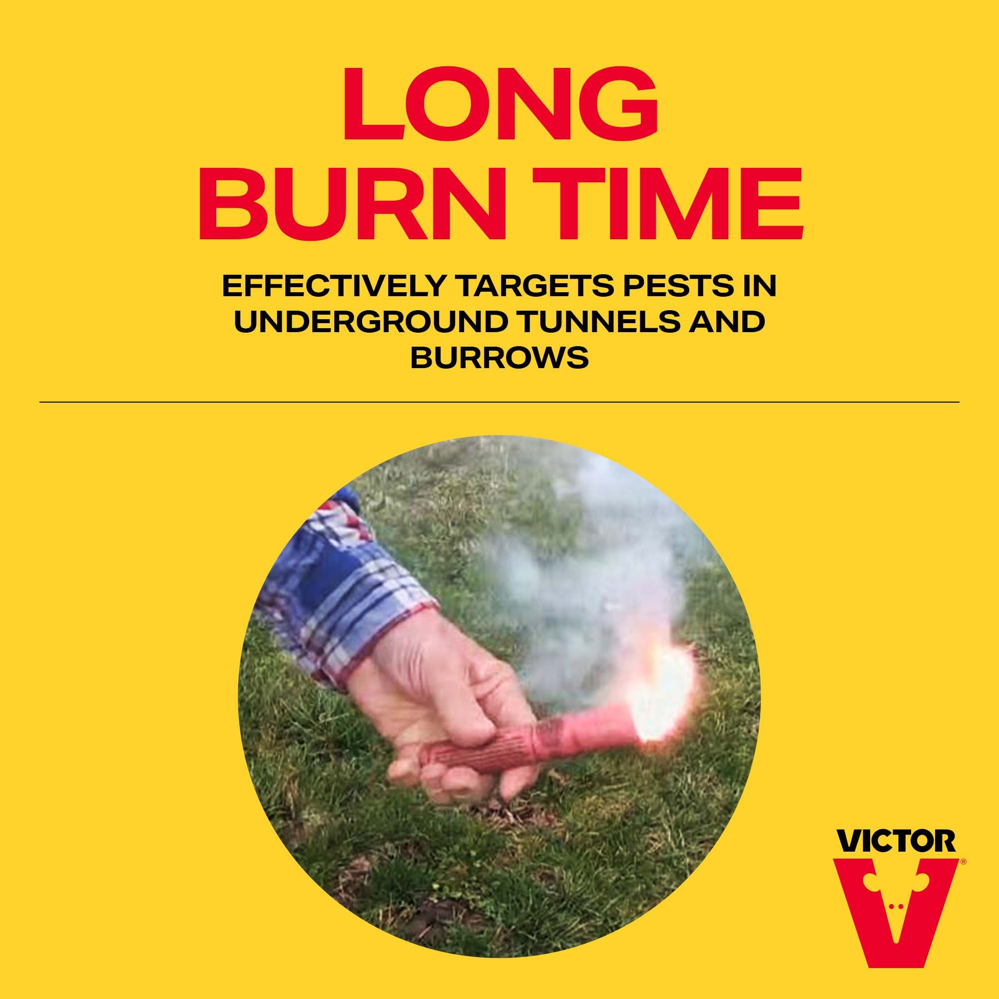 Victor Pest Quick Strike Mole & Gopher Gasser, 4-pack (Quantity of 1)