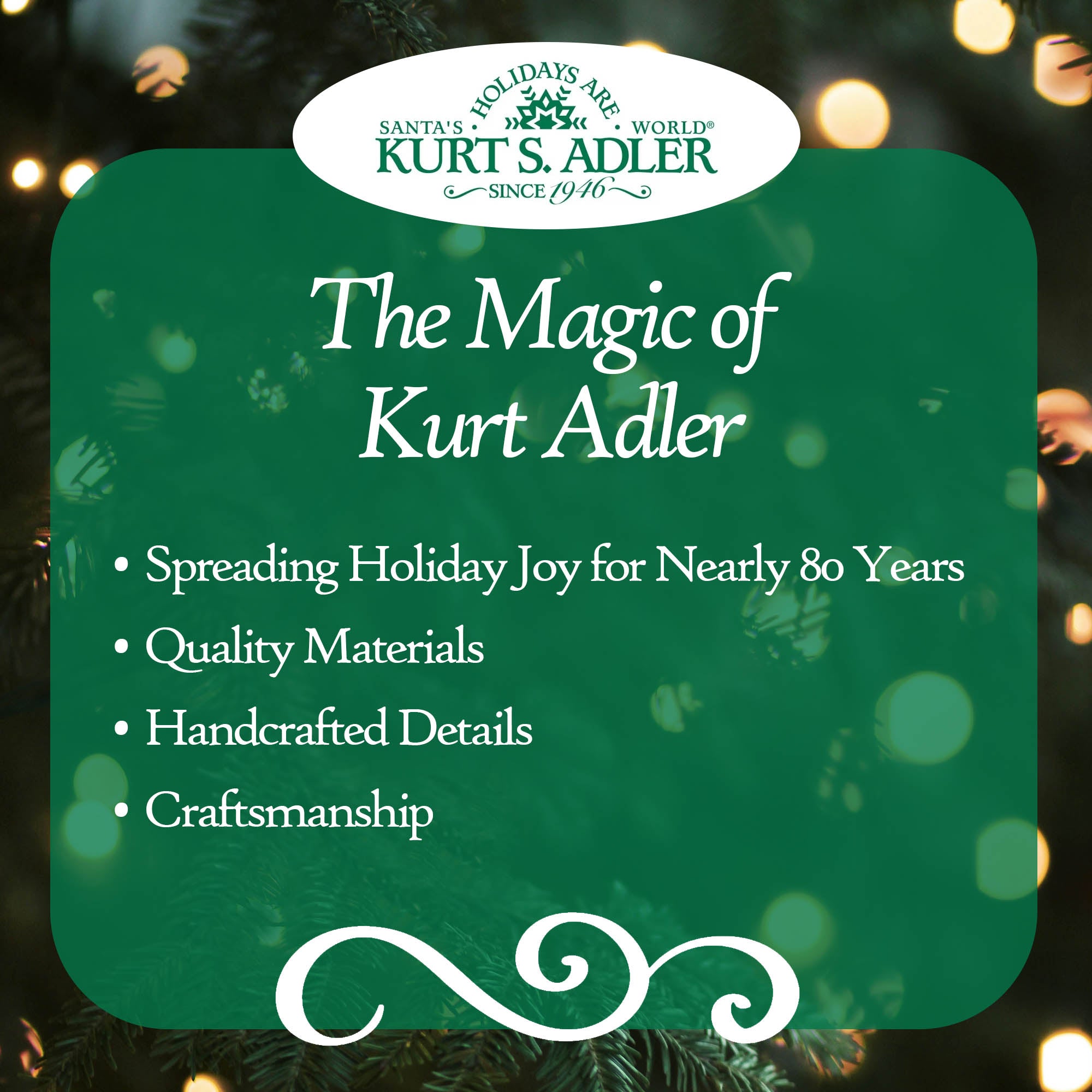 Kurt Adler Indoor 50-Light Battery-Operated LED Fairy String Lights with Timer – Multicolor, 19'