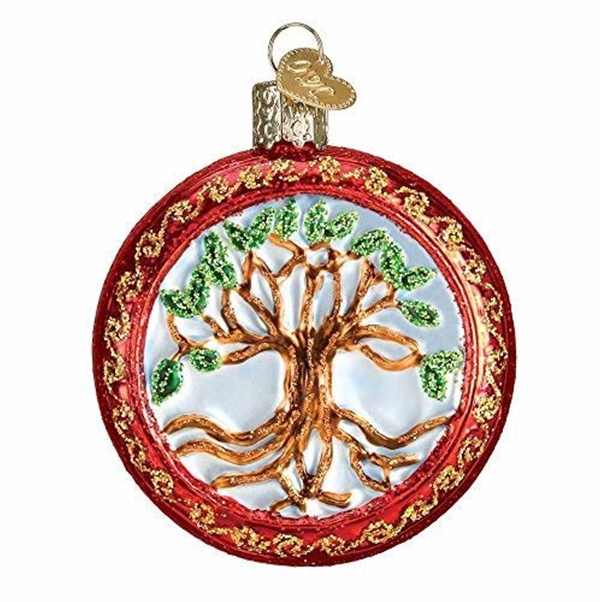 Old World Christmas Blown Glass Ornament for Christmas Tree, Tree of Life