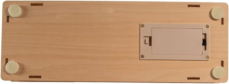 Kurt Adler Indoor Battery-Operated LED Lighted Tabletop Decoration, Wooden Camper, 7.5"