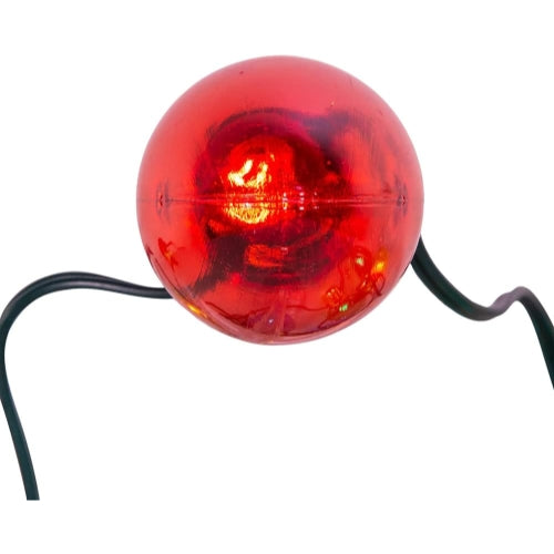 Kurt Adler Indoor/Outdoor String UL 10-Light Set, Giant C7 Bulbs, Multi-Colored, 12'