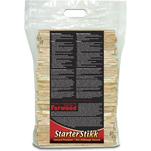 Pine Mountain Starter Stikk Fatwood Fire Starters — All-Natural Firestarting Sticks, 10lb