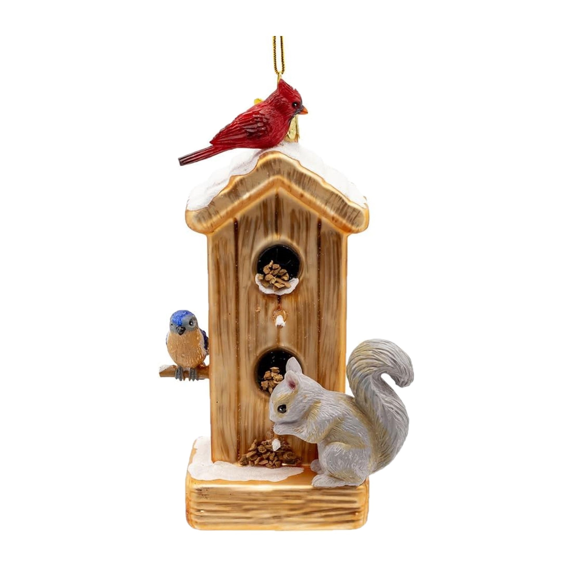 Kurt Adler Glass Ornament for Christmas Tree, Bird Feeder