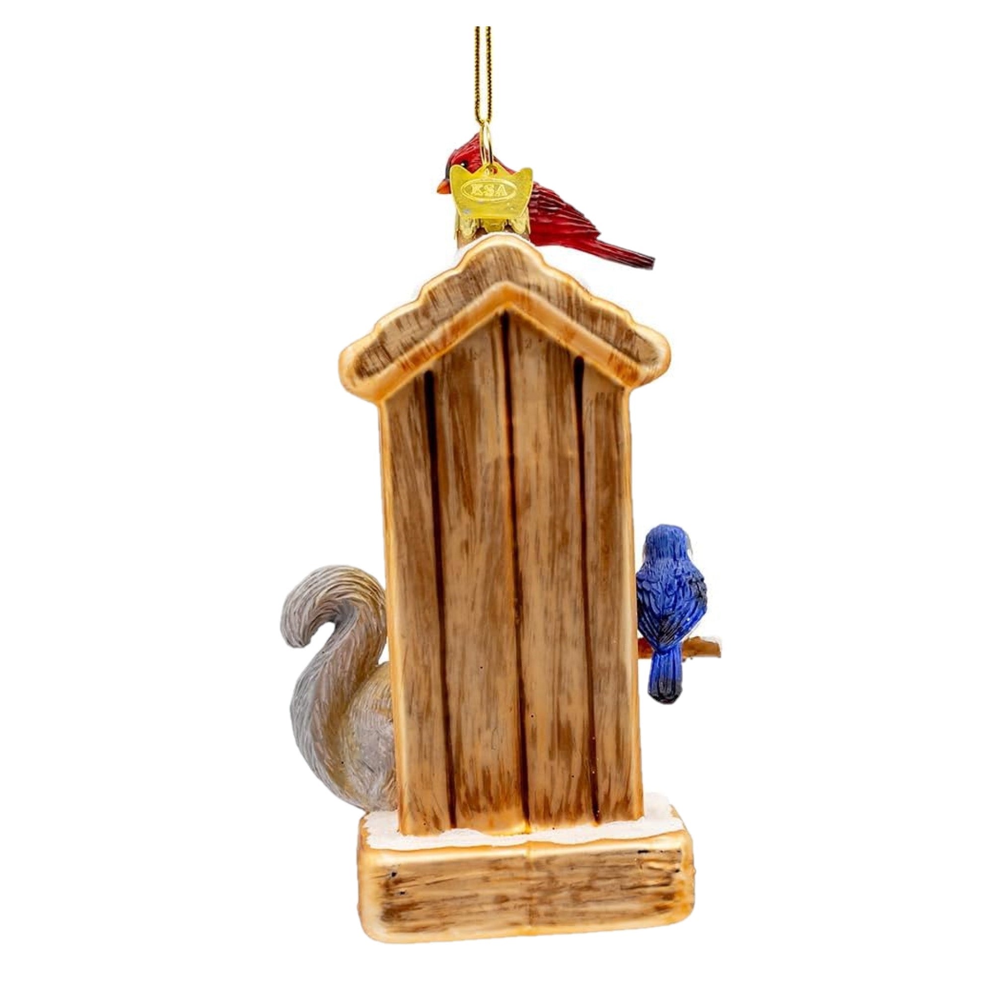 Kurt Adler Glass Ornament for Christmas Tree, Bird Feeder