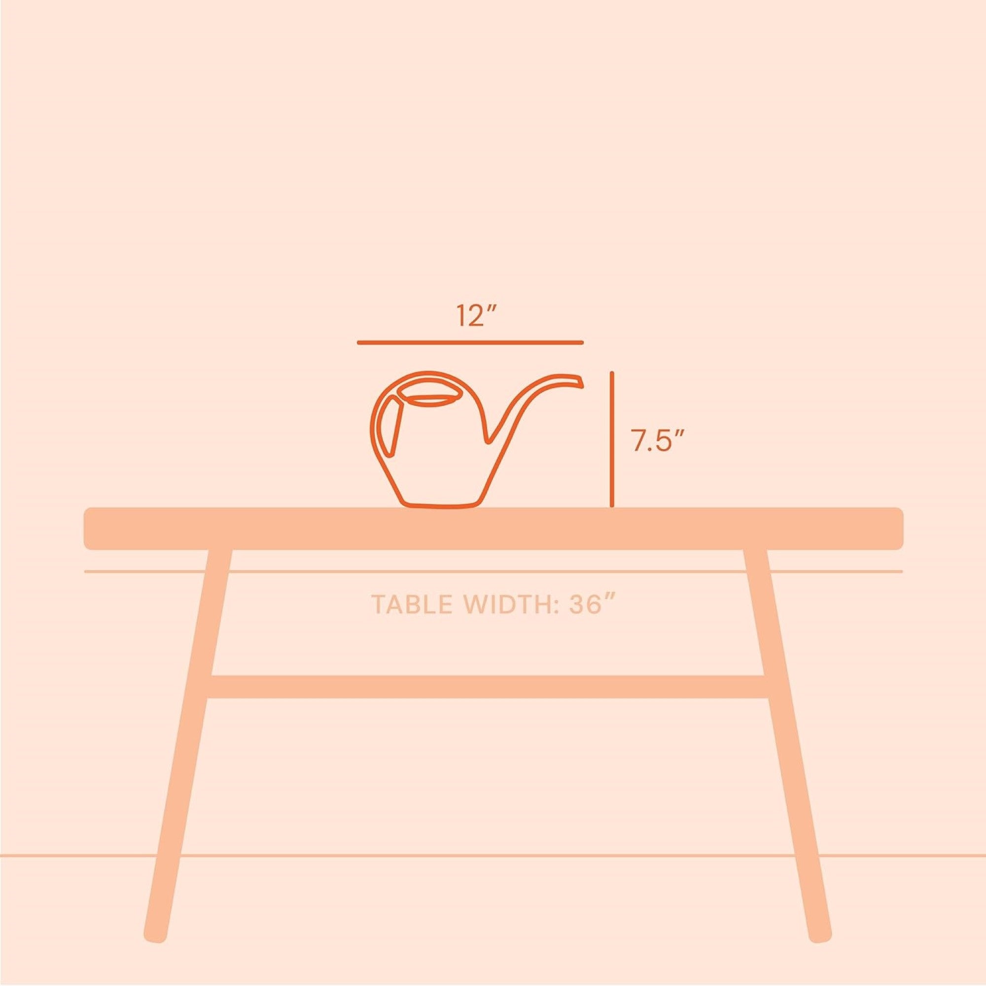 Bloem Aqua Rite Plastic Indoor Watering Can, Mint Green, 56oz