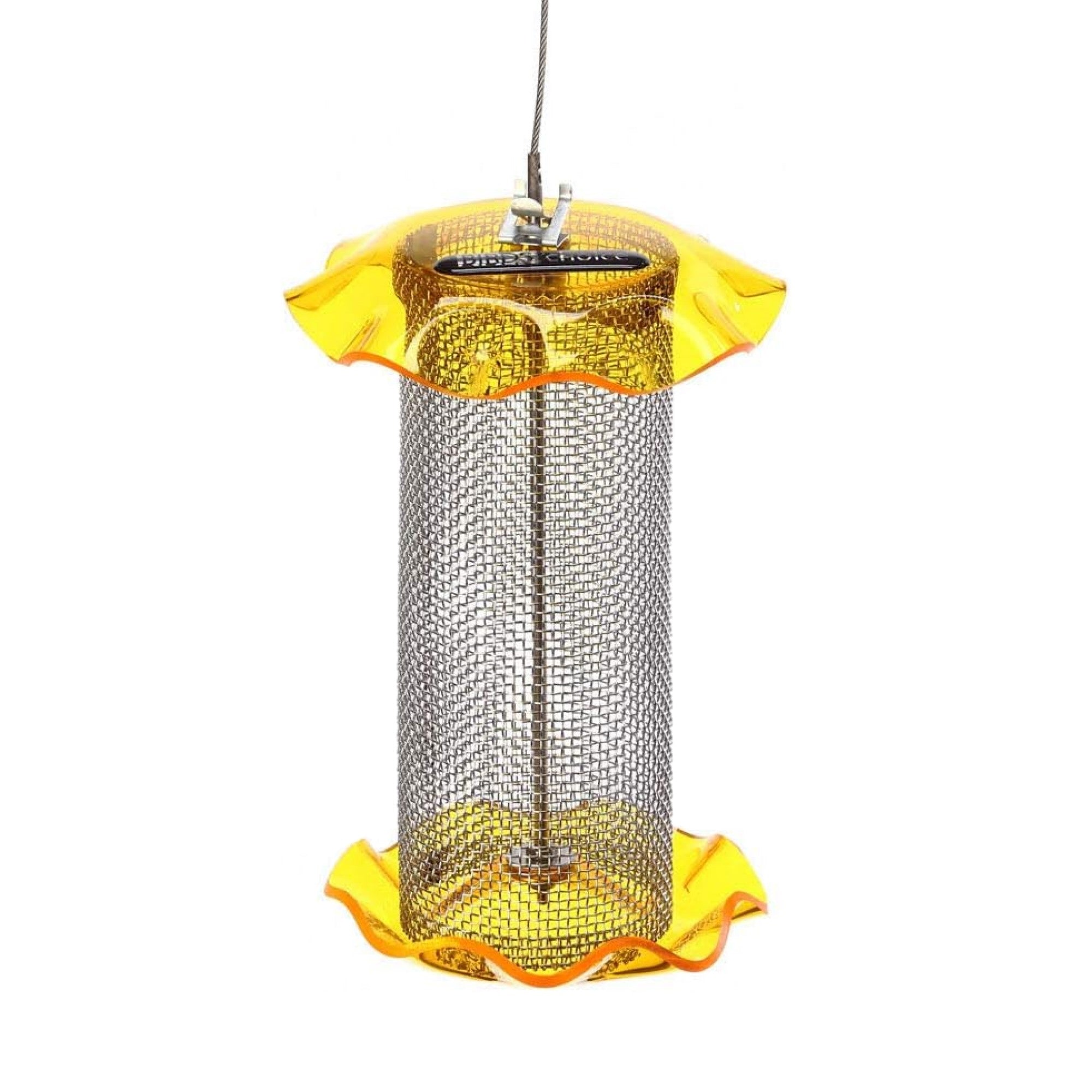 Birds Choice Forever Feeder Mesh Nyjer Wild Bird Feeder, Yellow, 1 Quart