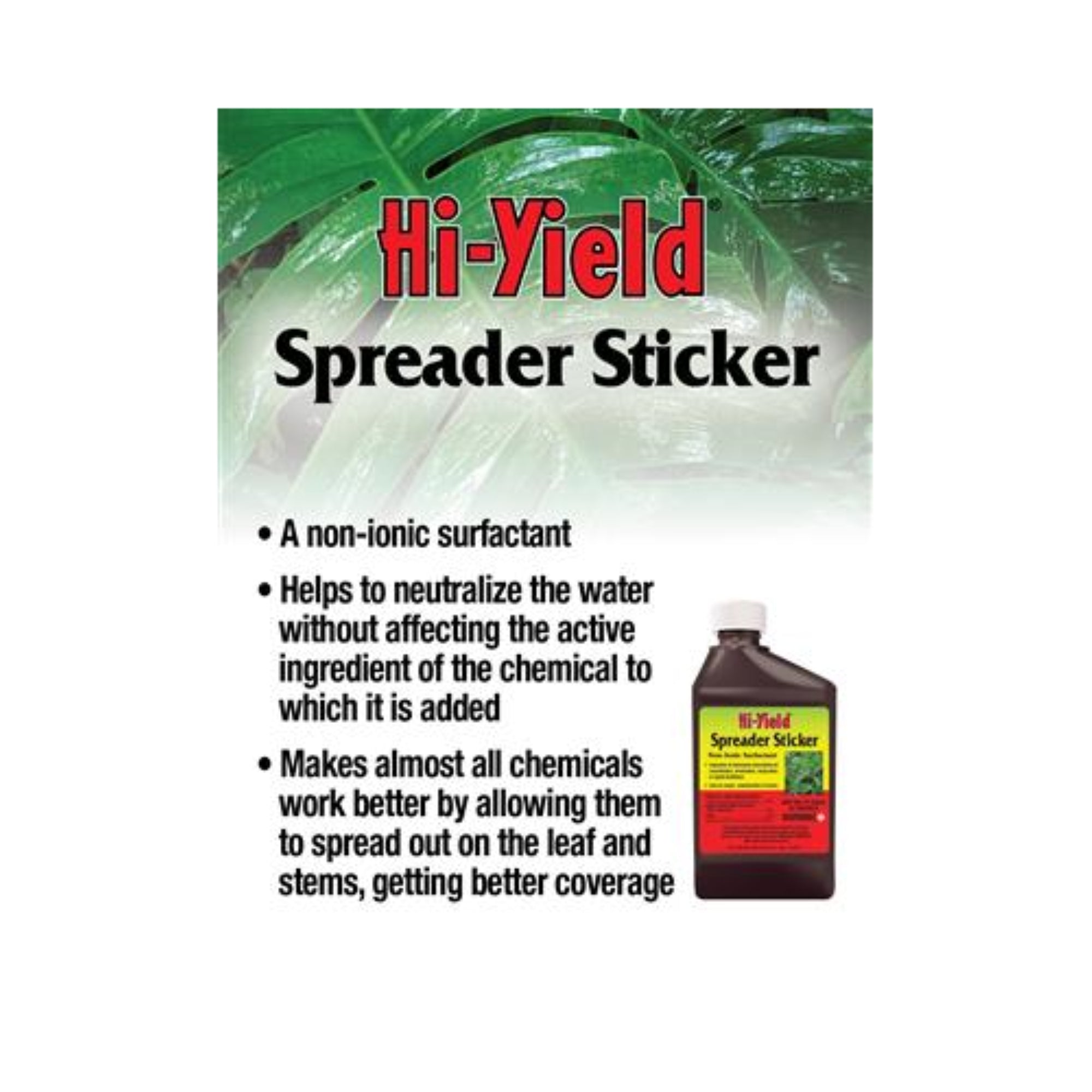 Hi-Yield Spreader Sticker Non-Ionic Surfactant Concentrate