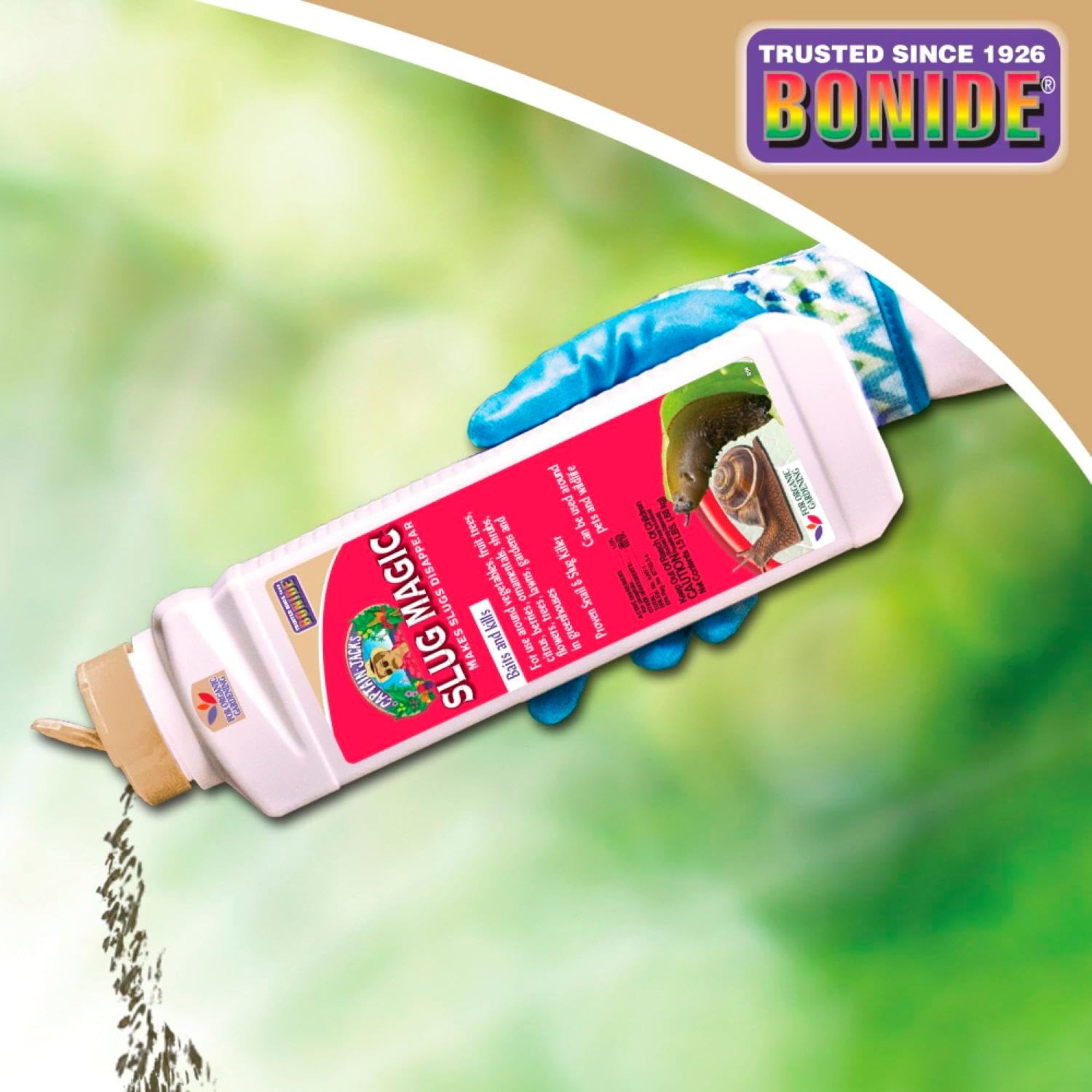 Bonide Captain Jack’s Slug Magic Bait and Killer for Snails and Slugs