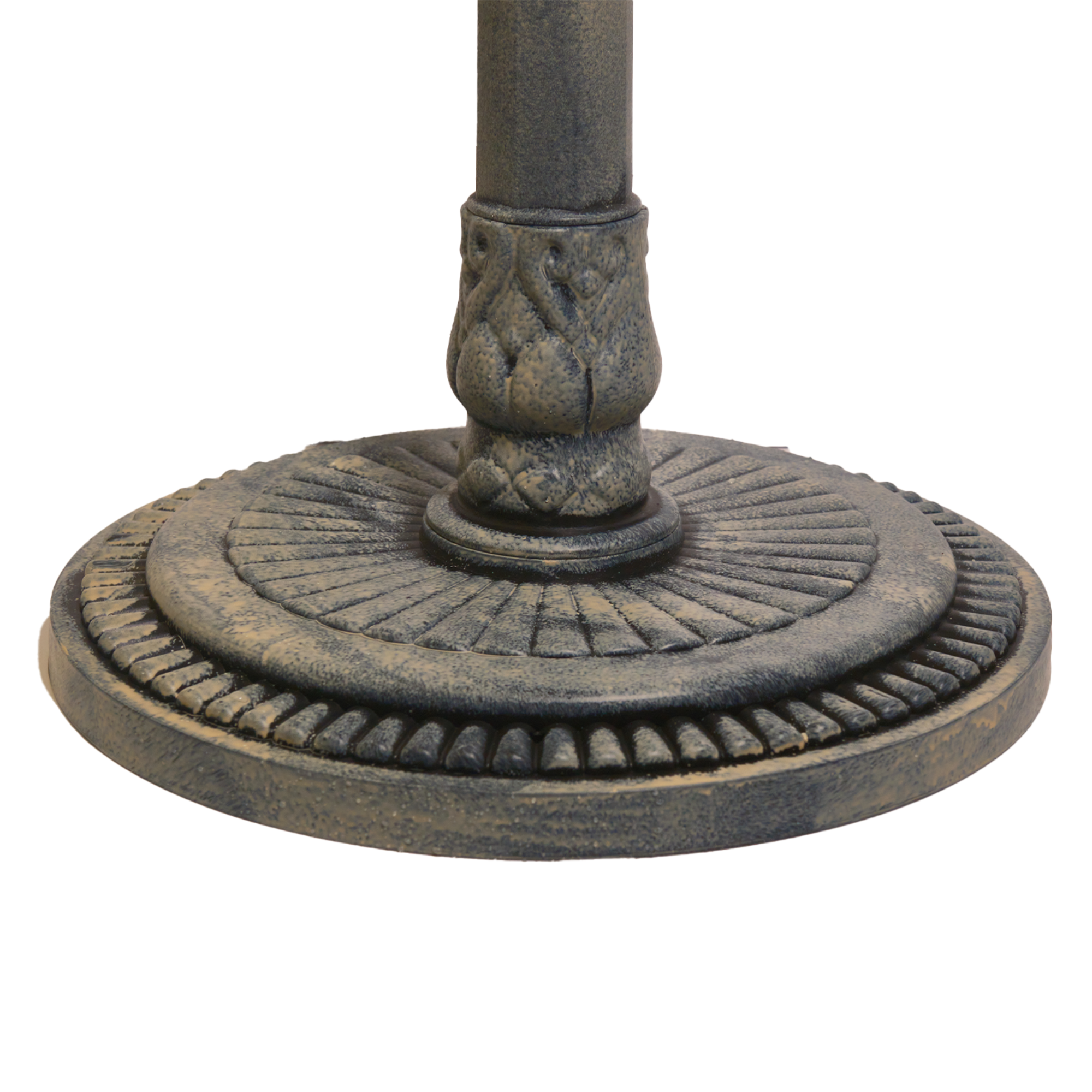 Armstrong Wild Bird Food Feather & Forge Elegant Polymer Bird Bath, Stone, 27in