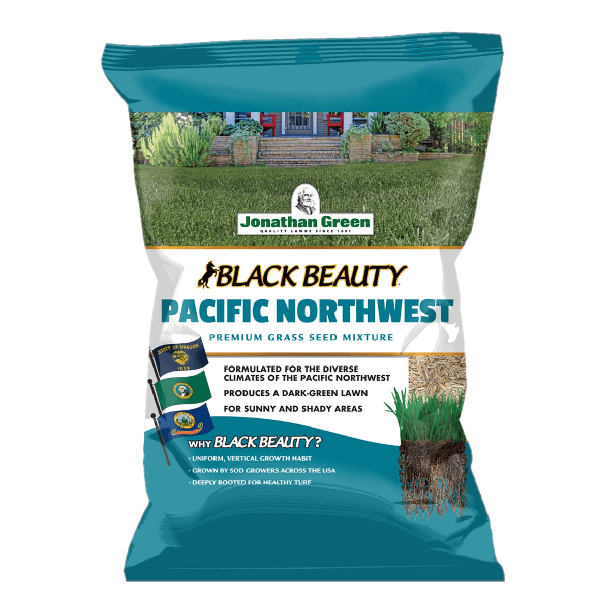 Jonathan Green Black Beauty Pacific Northwest Premium Grass Seed Mixture
