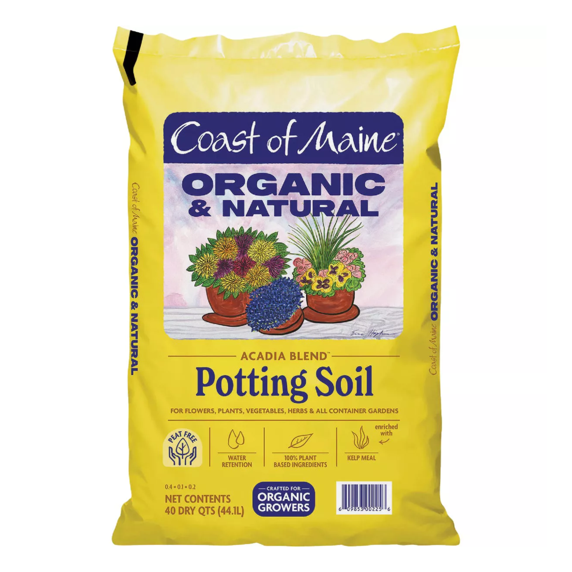 Coast of Maine Organic & Natural Acadia Peat-Free Potting Soil Blend