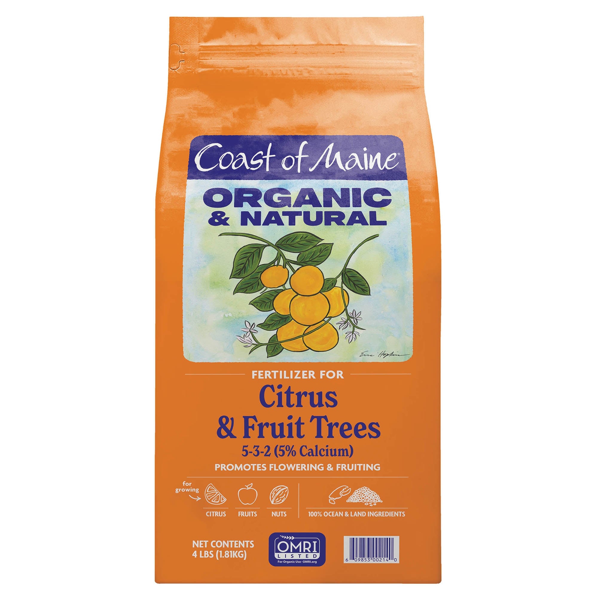 Coast of Maine Organic & Natural Fertilizer for Citrus & Fruit Trees