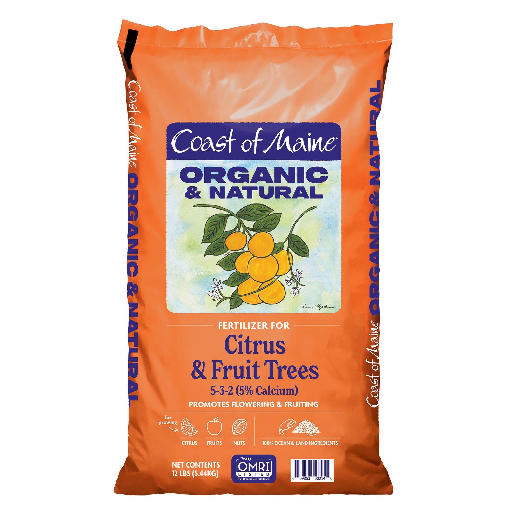 Coast of Maine Organic & Natural Fertilizer for Citrus & Fruit Trees