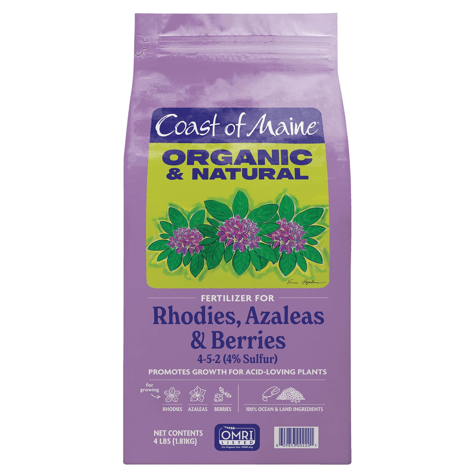 Coast of Maine Organic & Natural Fertilizer for Rhodies, Azaleas & Berries