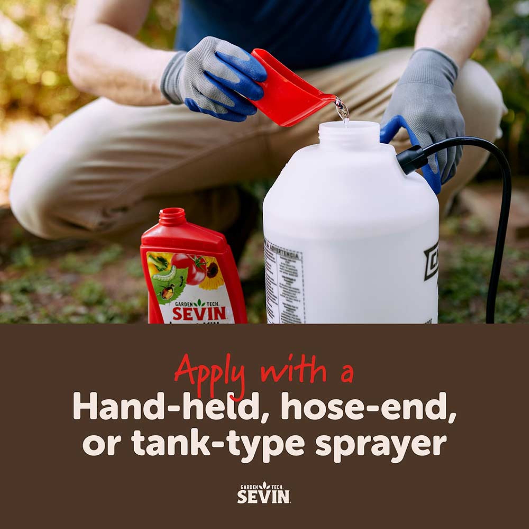 Sevin Insect Killer Pest Control Liquid Concentrate for Gardens, 1 Pint