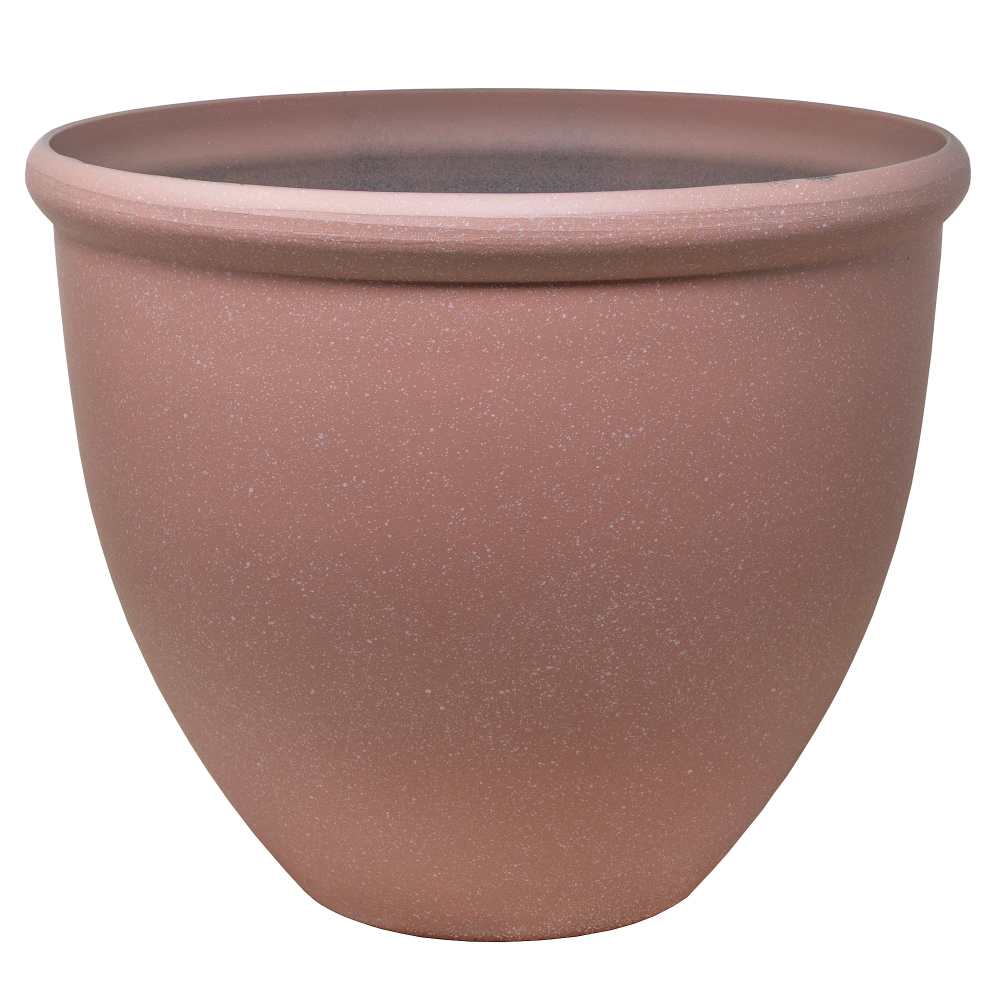 Garden Elements TerraStone Classic Smooth Round Planter