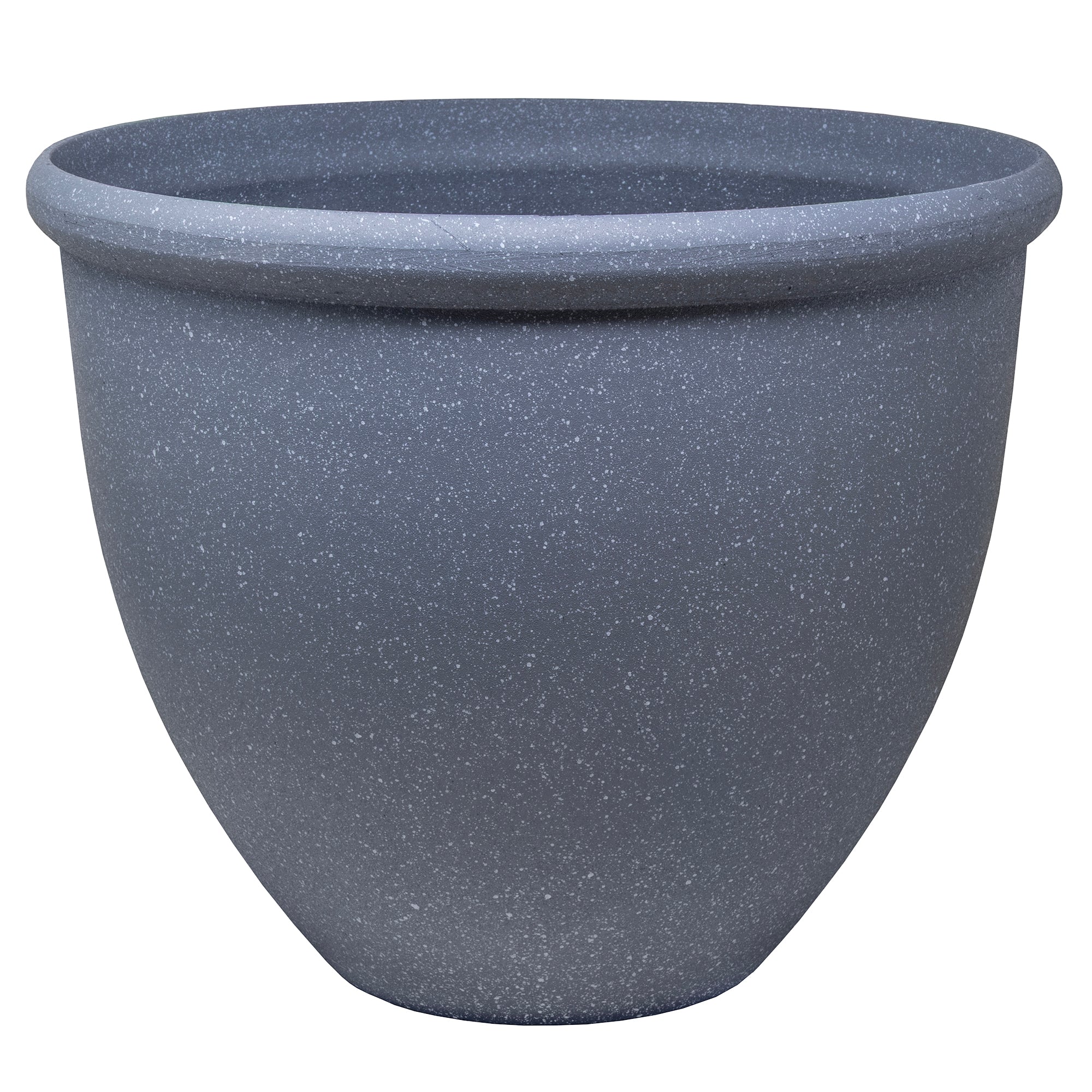 Garden Elements TerraStone Classic Smooth Round Planter