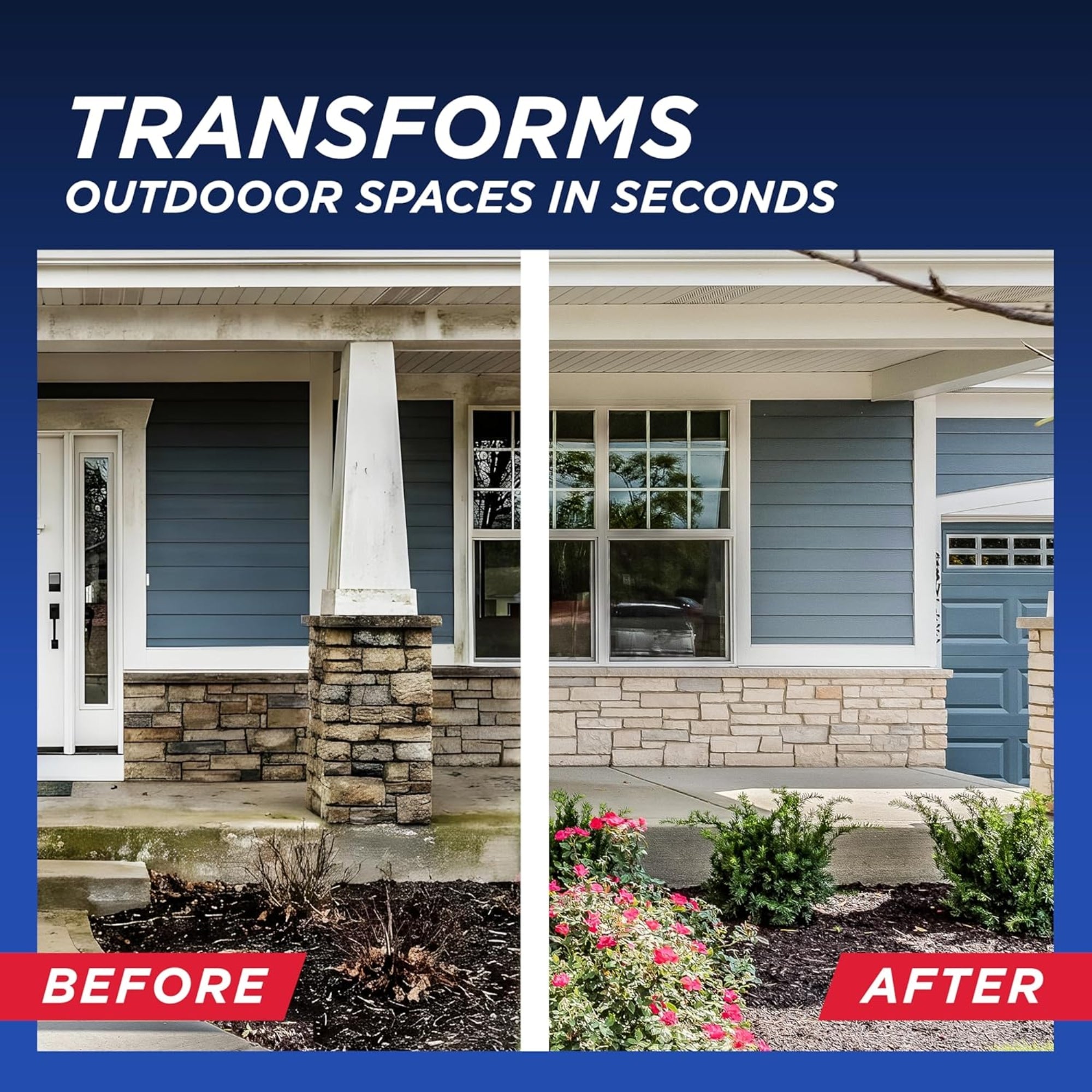 30 SECONDS Outdoor Cleaner for Mold, Mildew, and More, 1 Gallon Concentrate