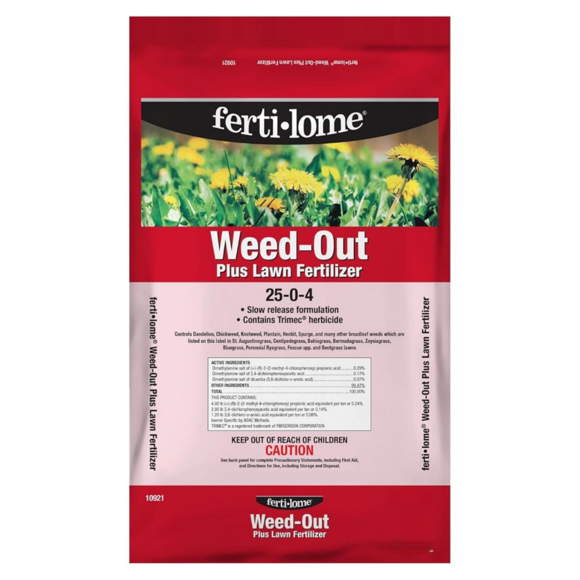 Fertilome Weed-Out Plus Lawn Fertilizer Weed & Feed, 25-0-4 Plant Food