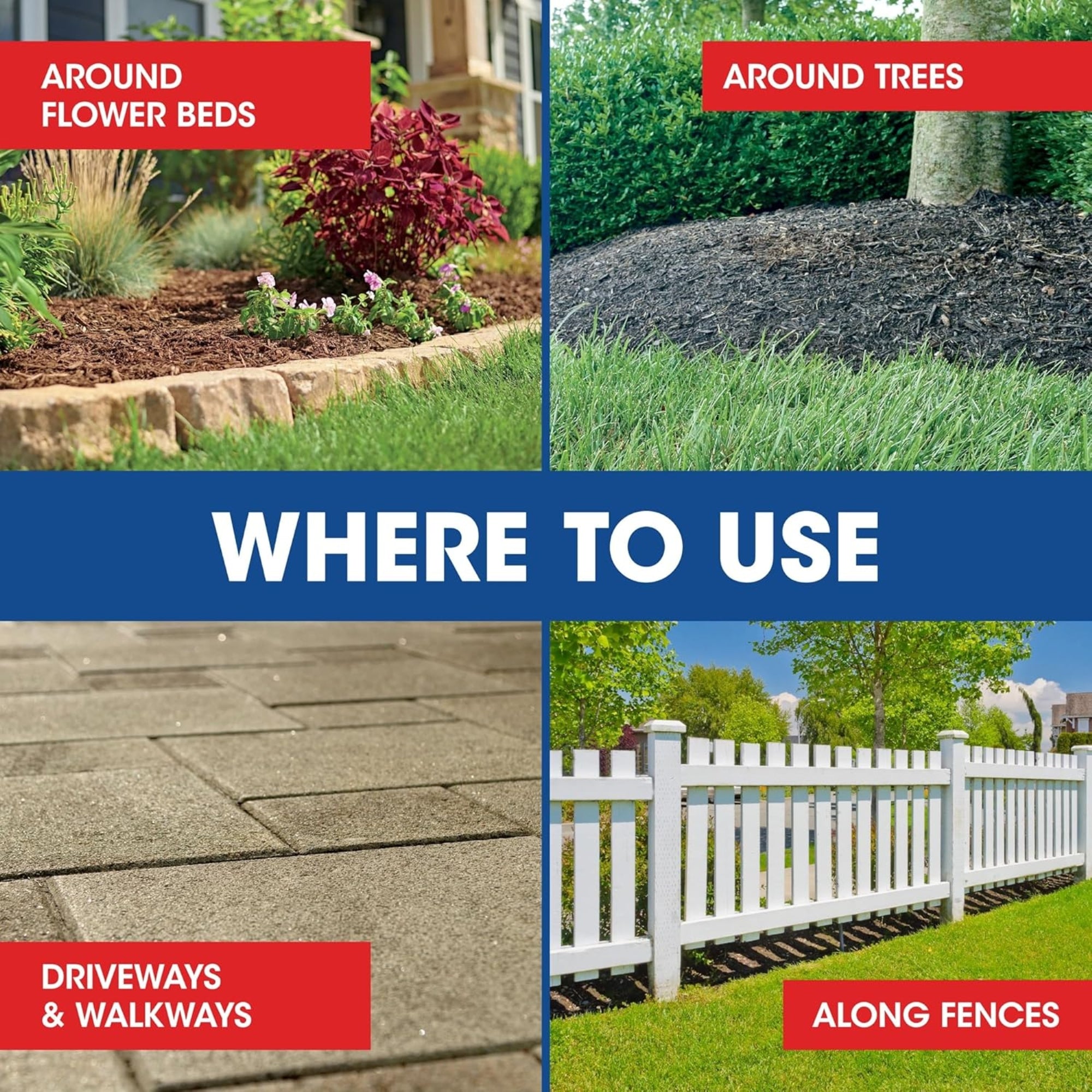 Roundup Weed & Grass Killer Concentrate, Best Around Flower Beds, Walkways or Fences