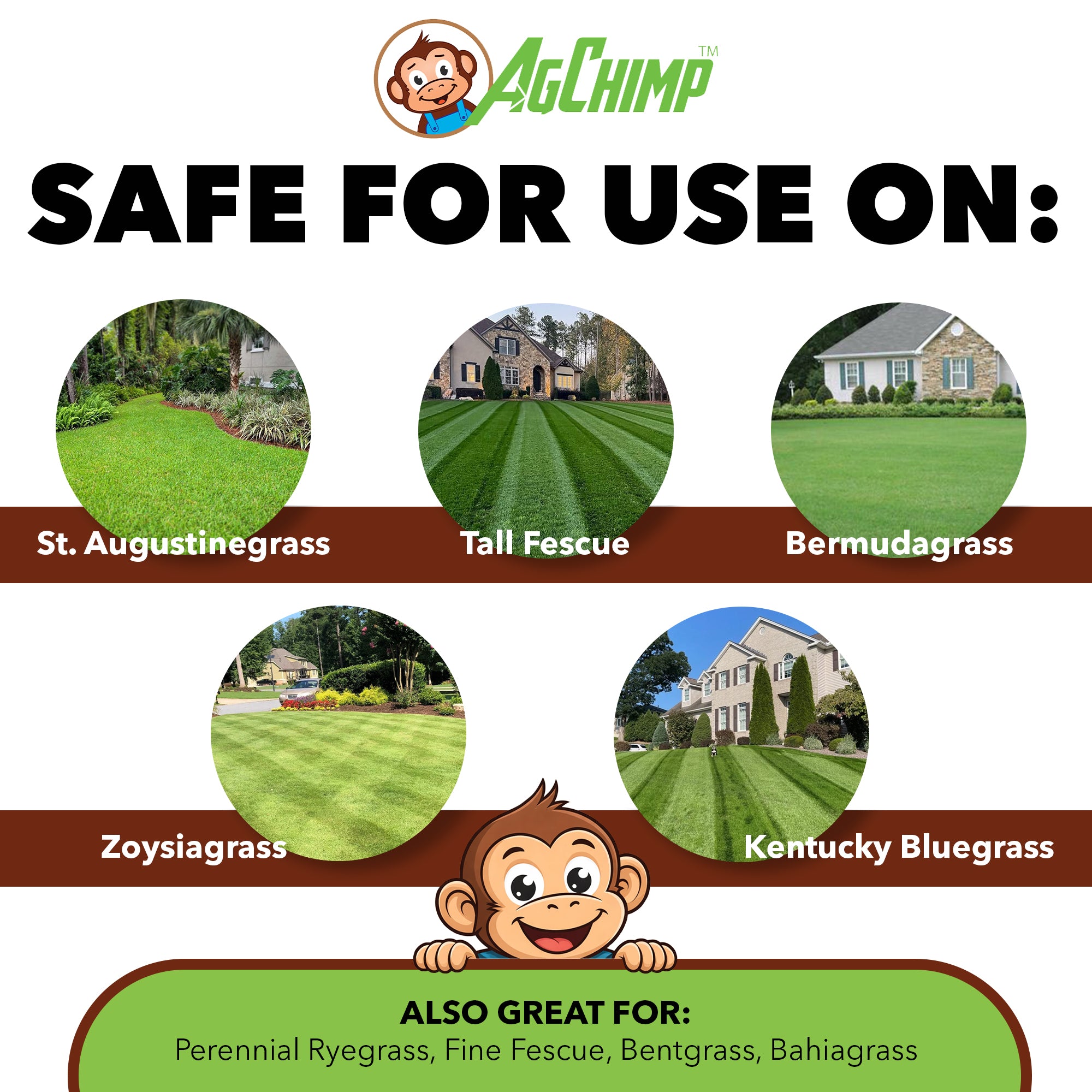 AgChimp 24-0-11 Professional Lawn Maintenance Fertilizer, 16lbs, 5,000 sq ft