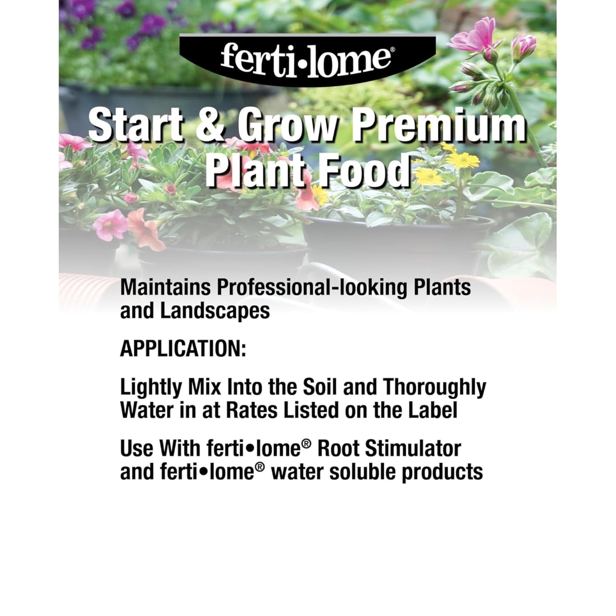 Fertilome Start & Grow Premium Plant Food 19-6-12 Fertilizer Granules, 10lbs