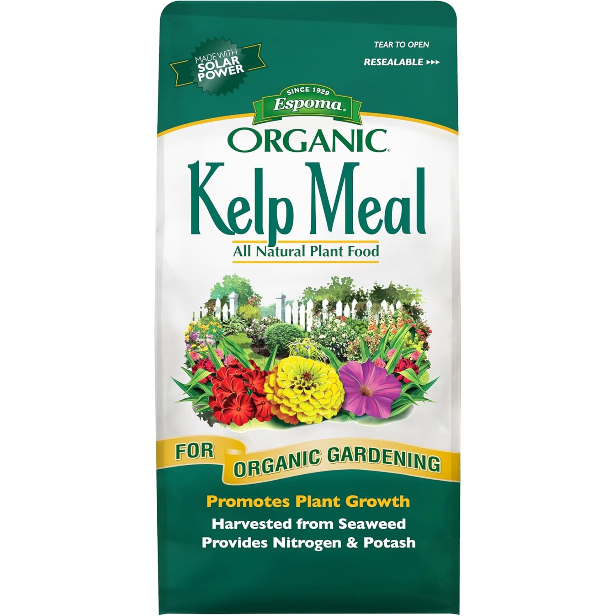 Espoma 1-0-2 Organic Kelp Meal Natural Plant Food for Root and Shoot Growth, 4lb