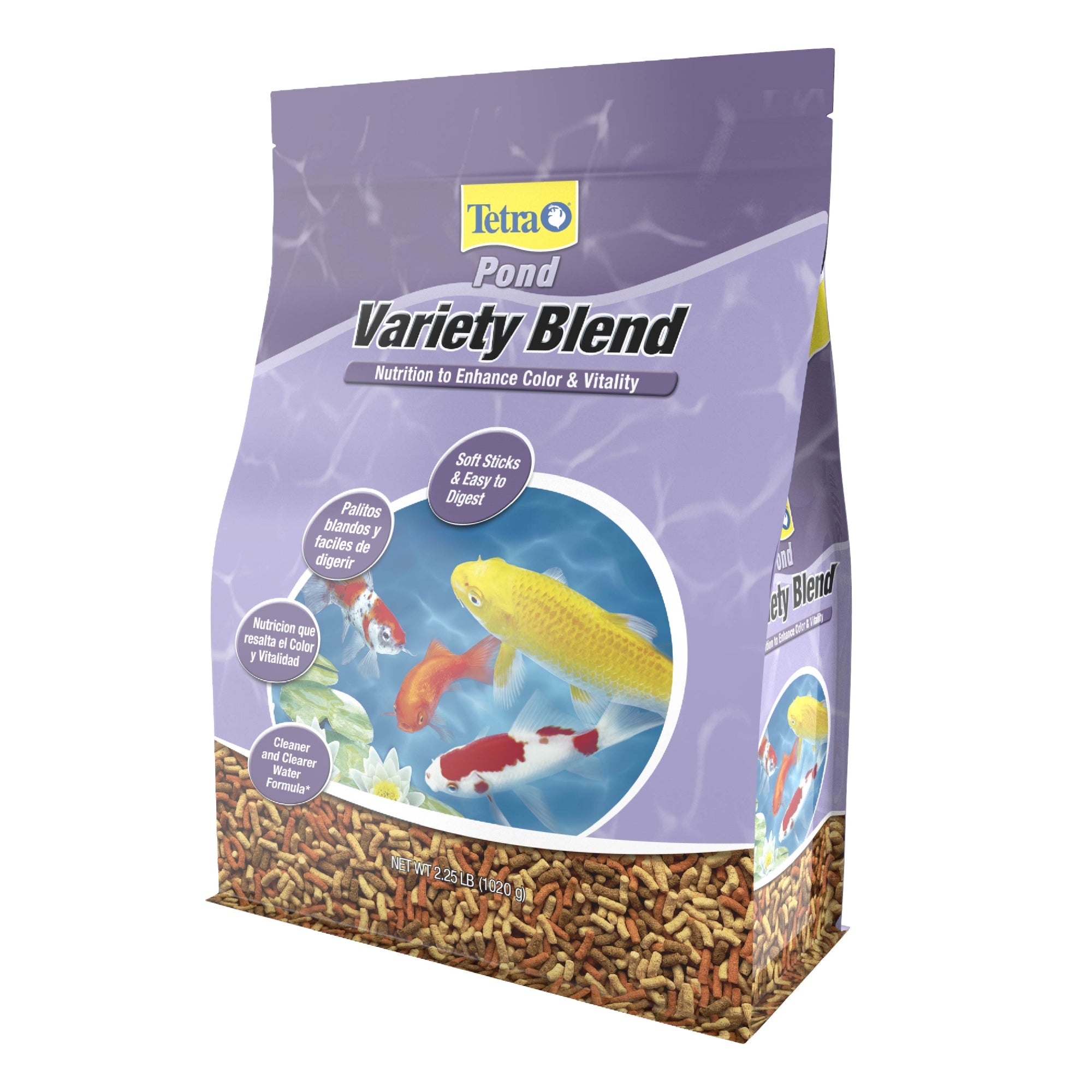 TetraPond Variety Blend Fish Food to Enhance Color and Vitality