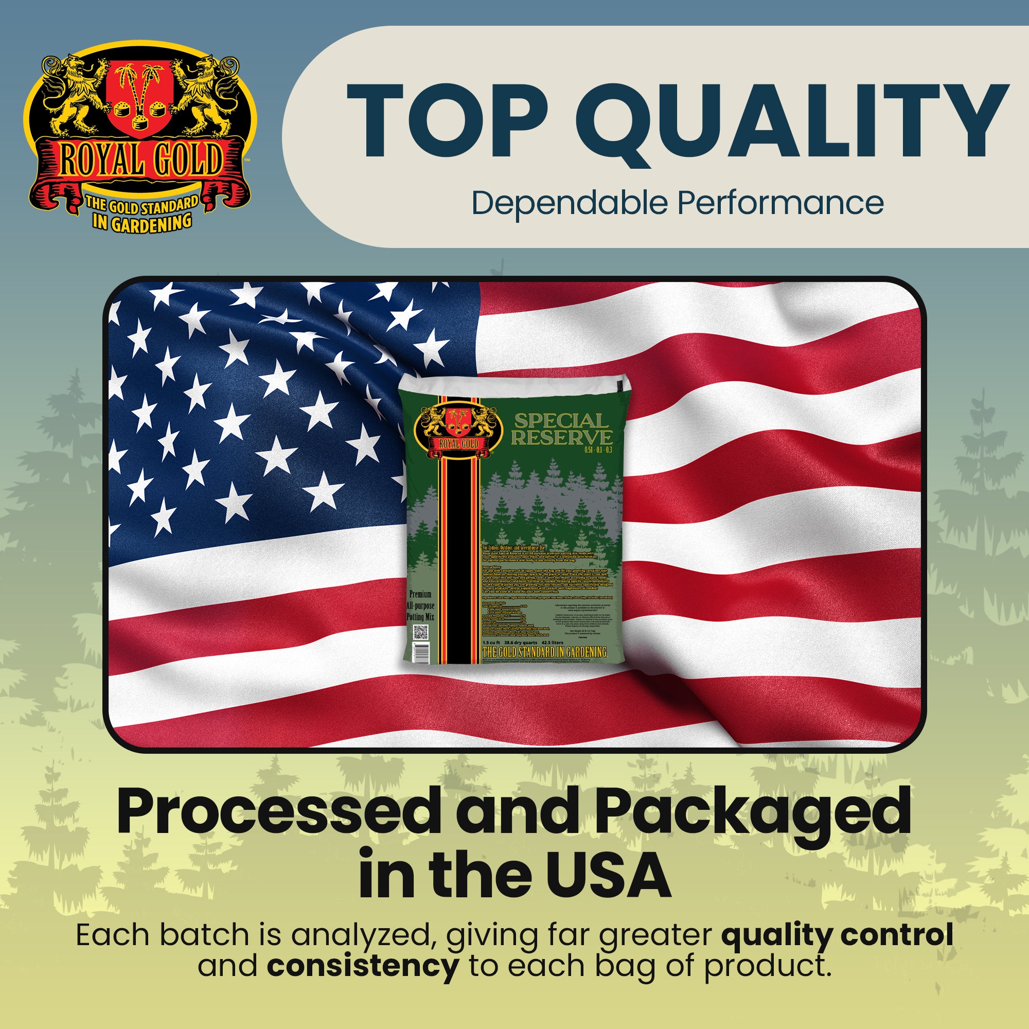 Royal Gold Special Reserve Premium Potting Mix, 1.5 Cubic Foot