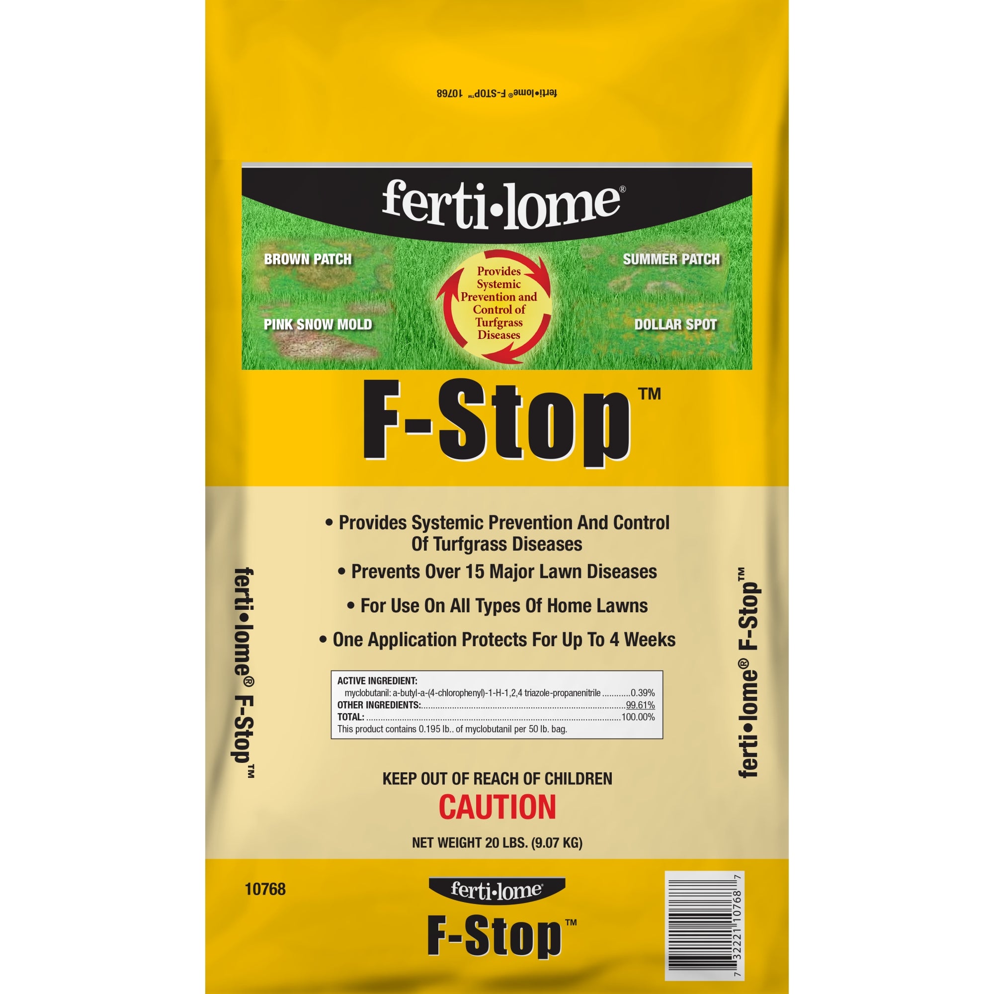 Fertilome F-Stop Systemic Turfgrass Fungicide Granules, 20lbs