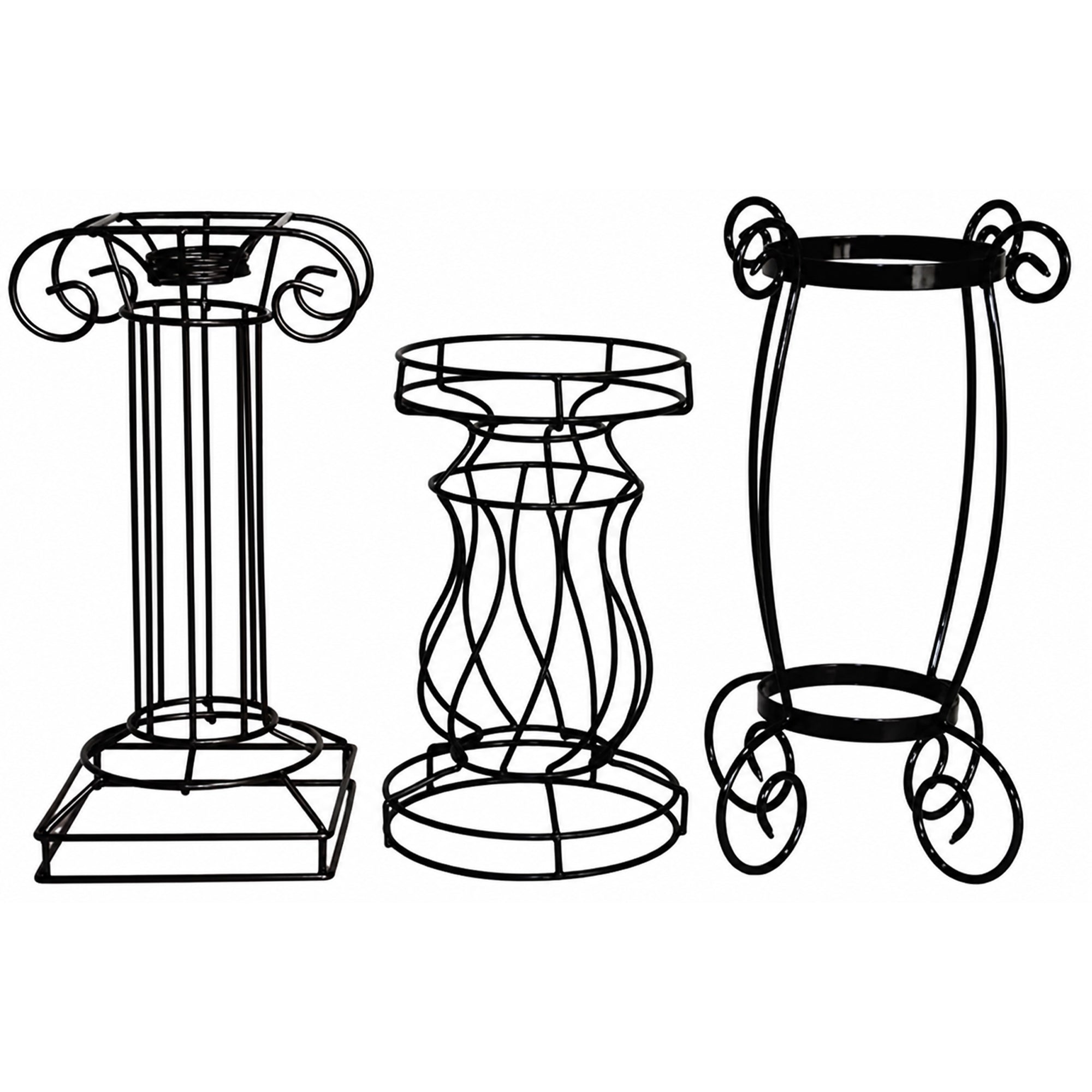Very Cool Stuff Tall Metal Gazing Globe Stand, Black, 14in (Assorted - 1 Style Selected by Shipper)