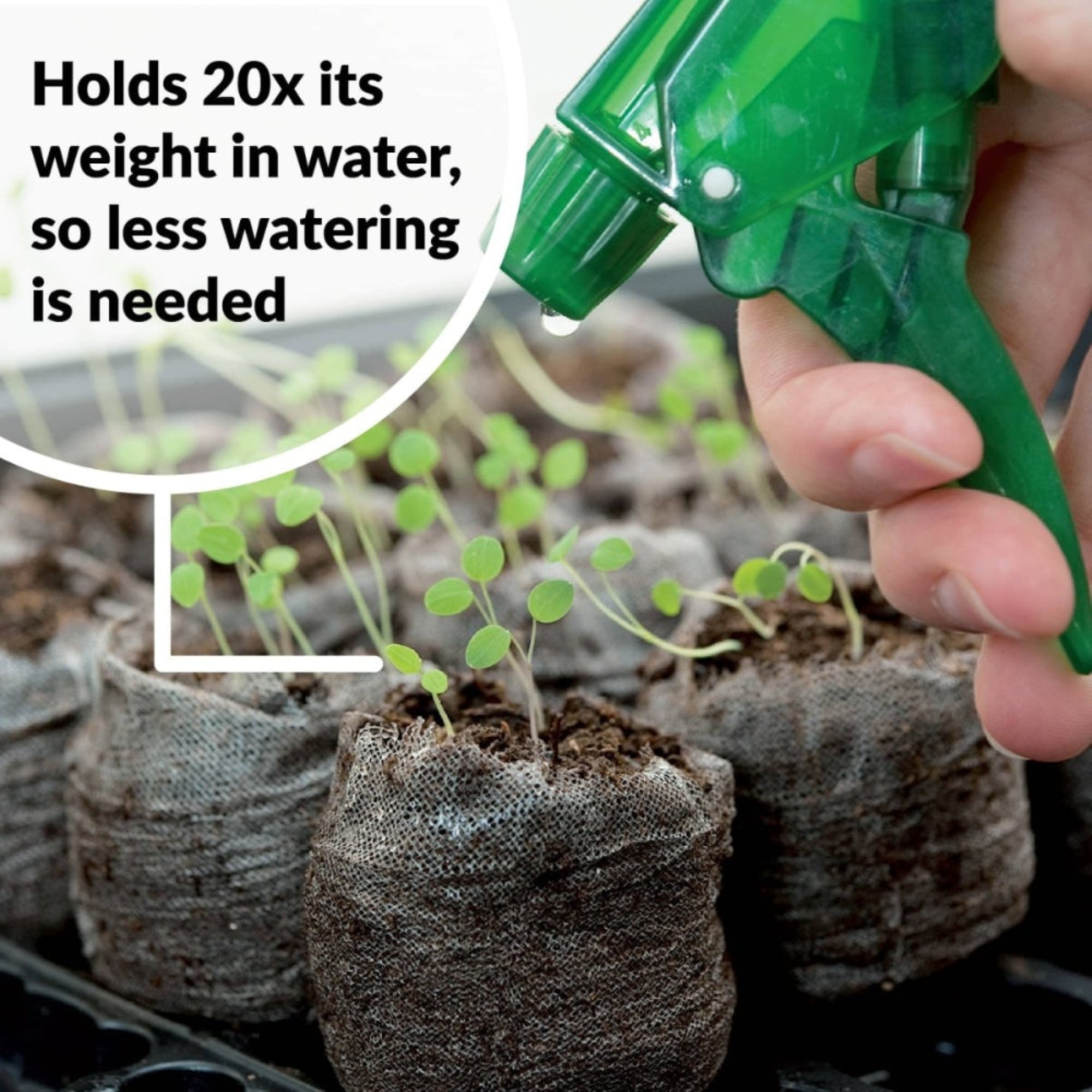 Jiffy Seed 42mm Expanding Seed Starting Pellet Refills for Trays, 25 Pellets