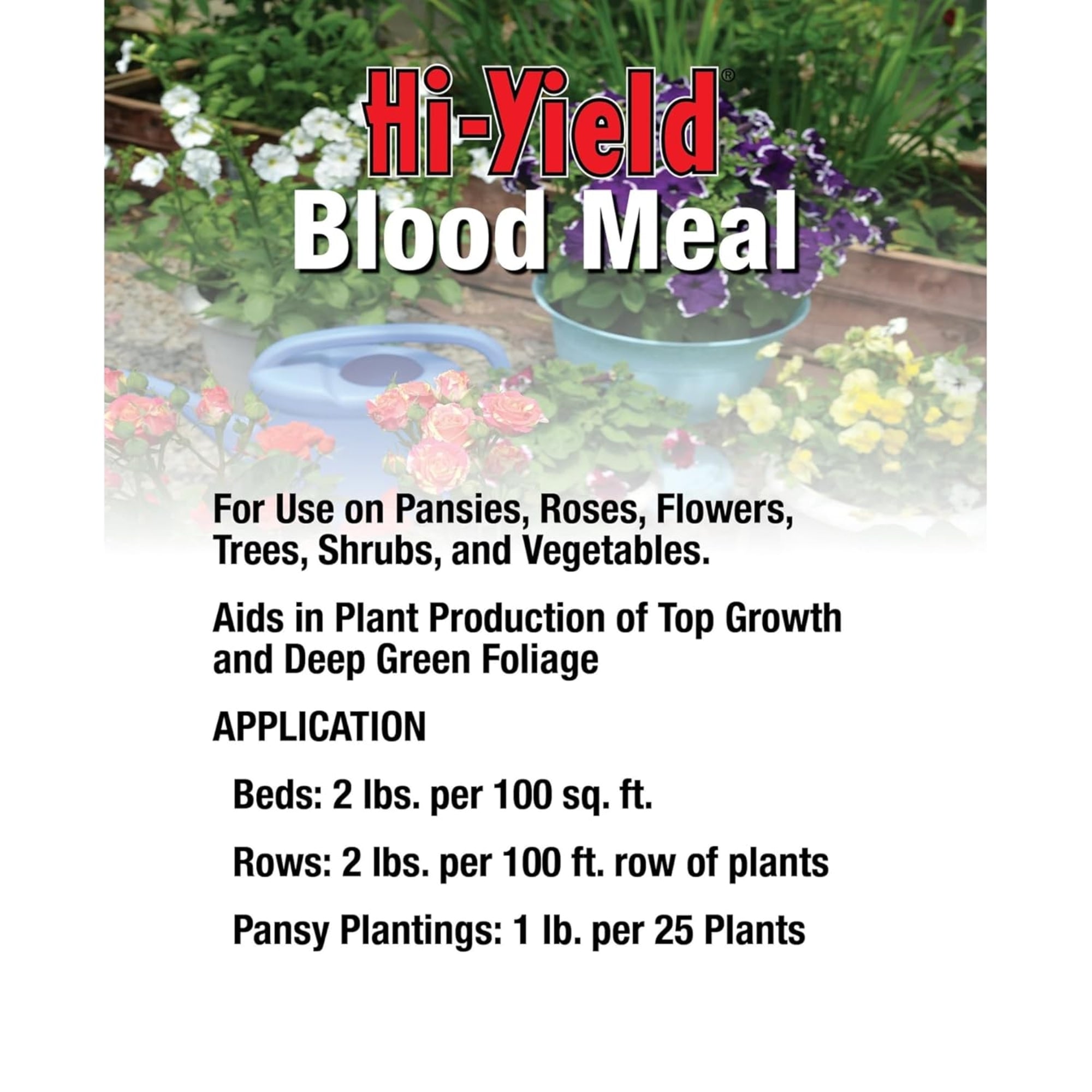 Hi-Yield Blood Meal 12-0-0 Fertilizer with Slow-Release Nitrogen, 2.75lbs