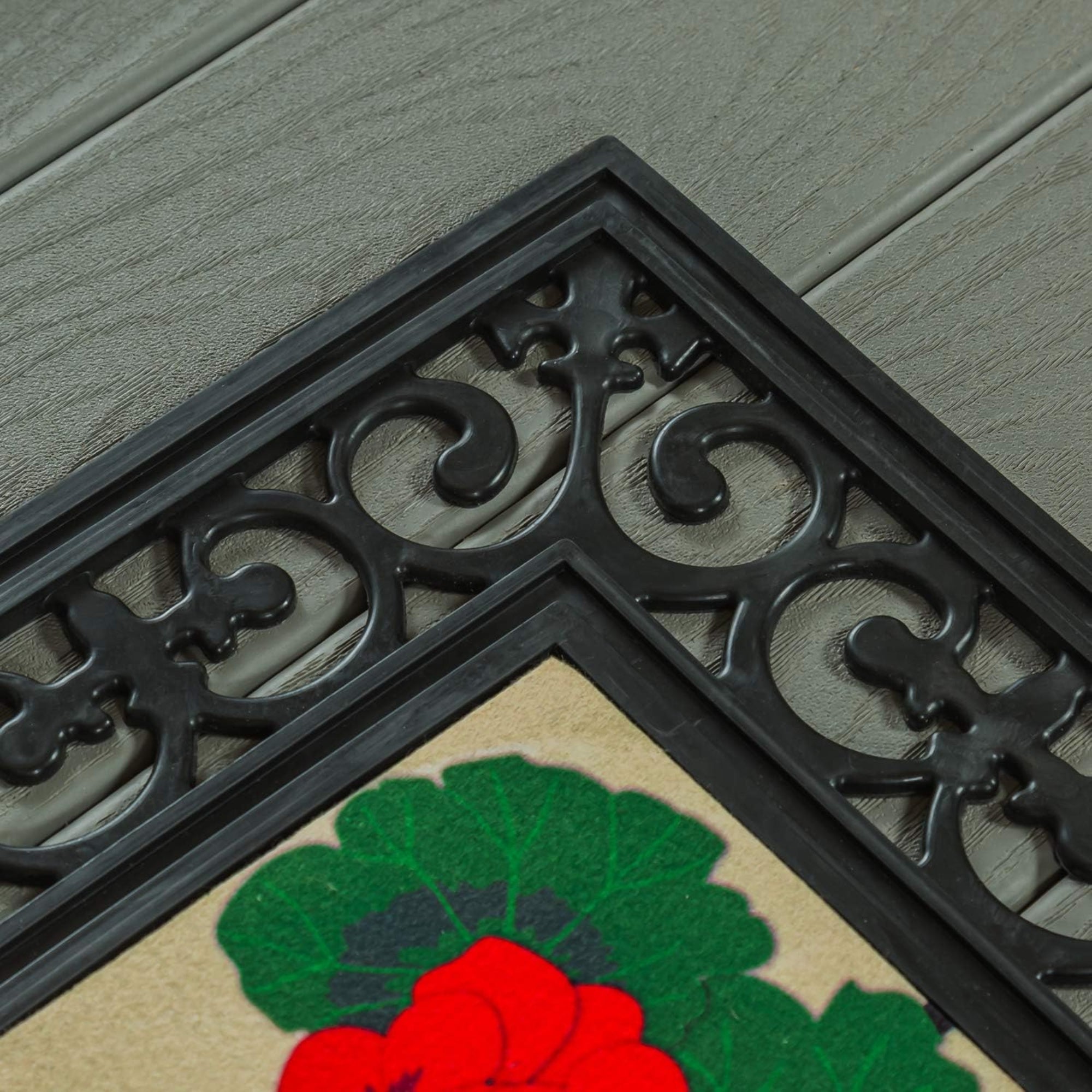 Evergreen Sassafras Non-Slip Switchmat Tray, Fleur De Lis Scroll