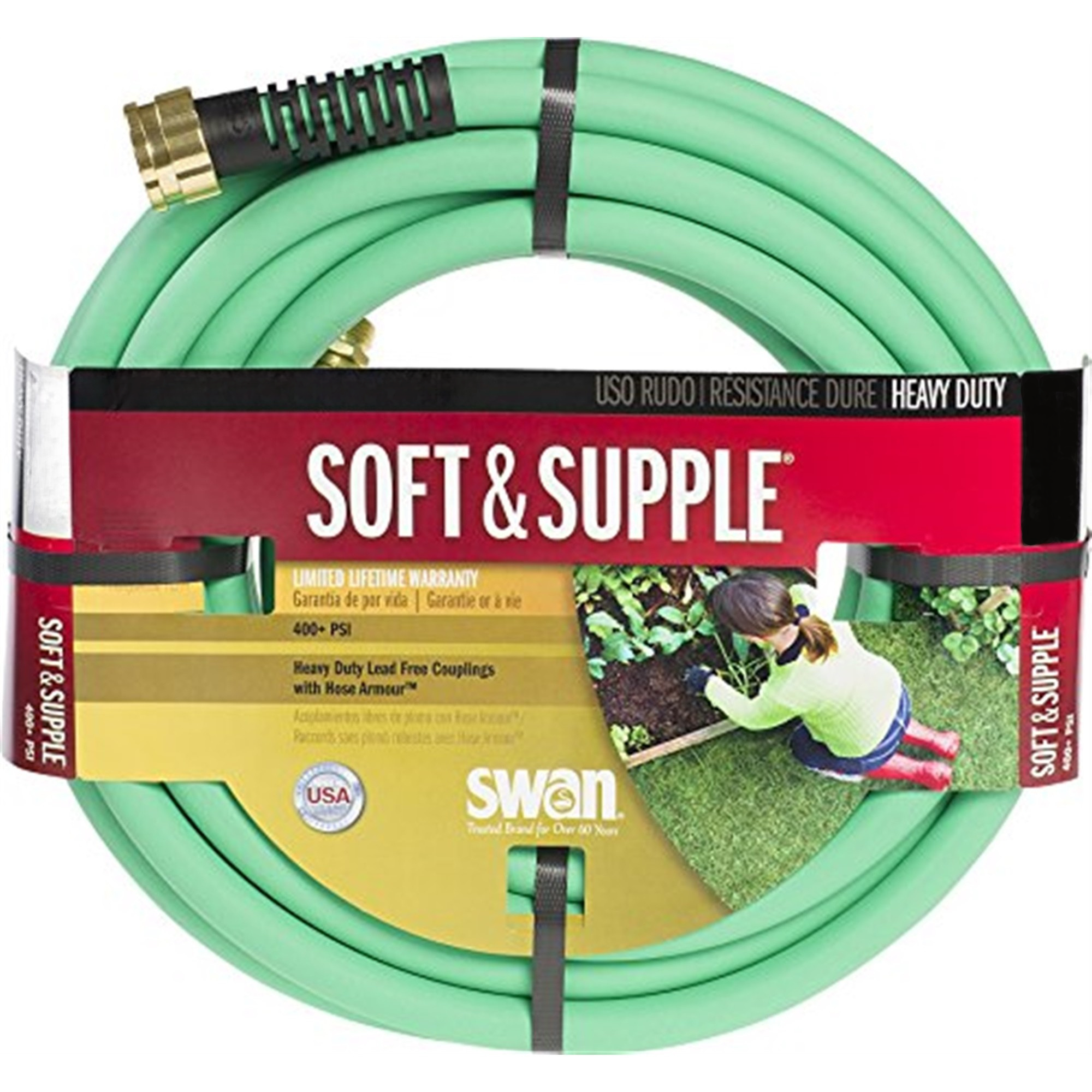 Swan Soft & Supple Easy Coil Water Hose with Crush Proof Couplings