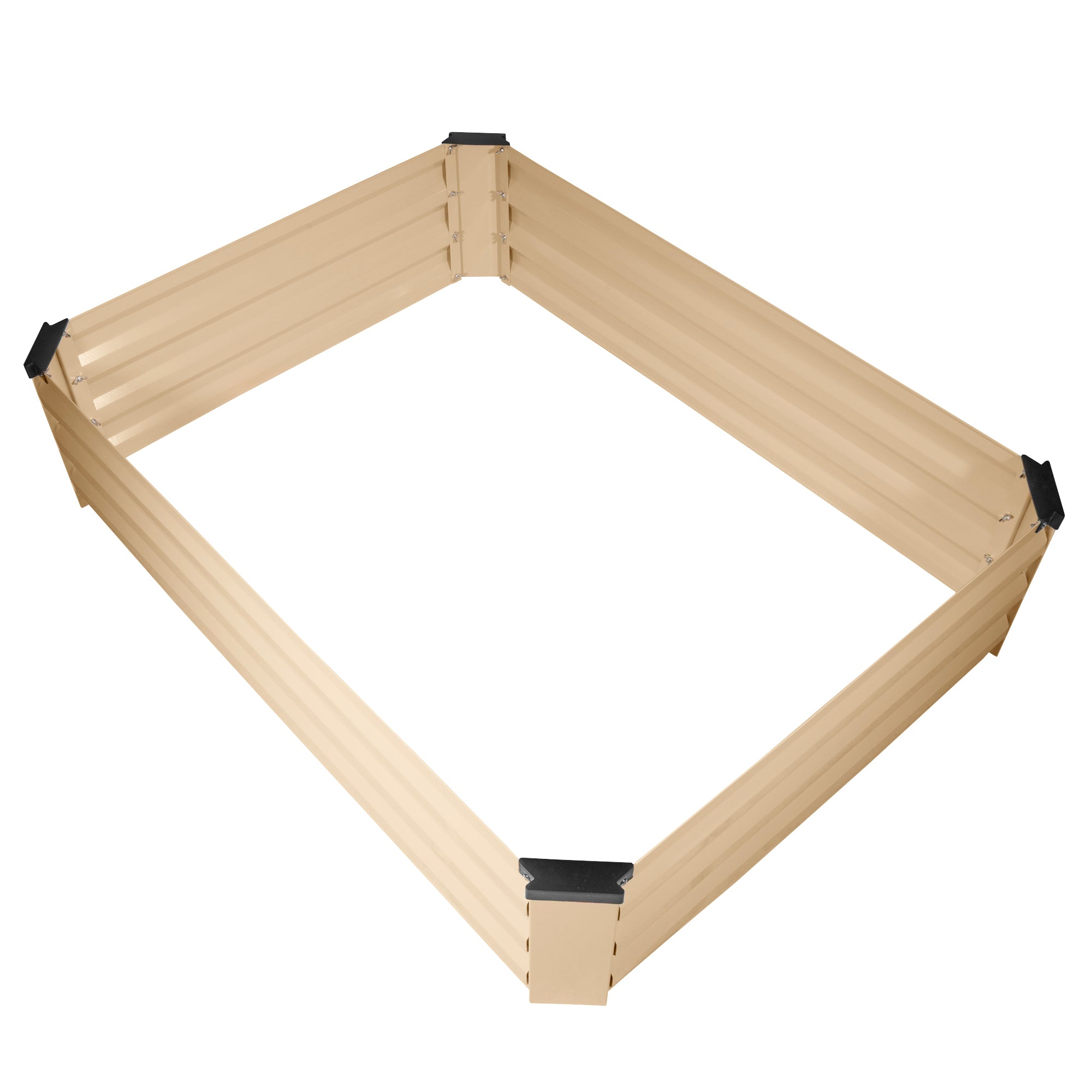 Garden Elements Metal Raised Garden Bed, Rectangle