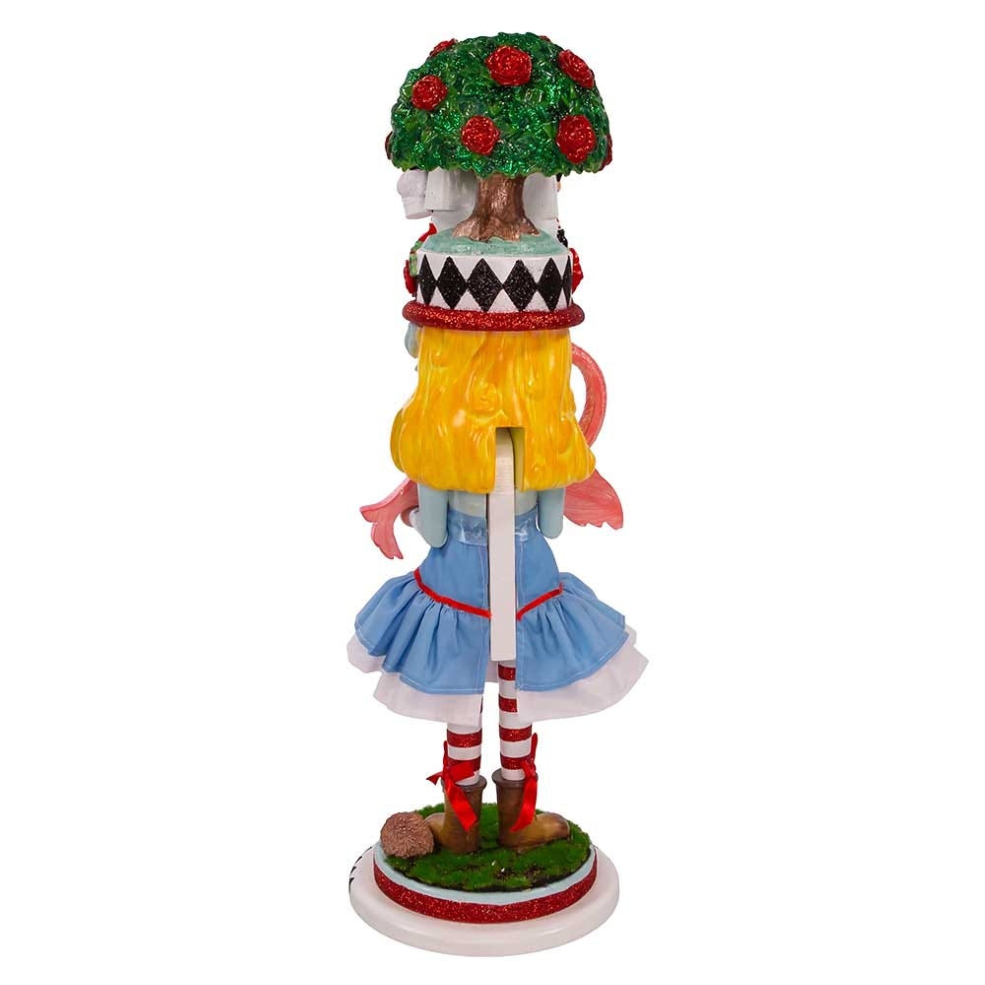 Kurt Adler Hollywood Nutcrackers Collection, Alice with Flamingo, 19"