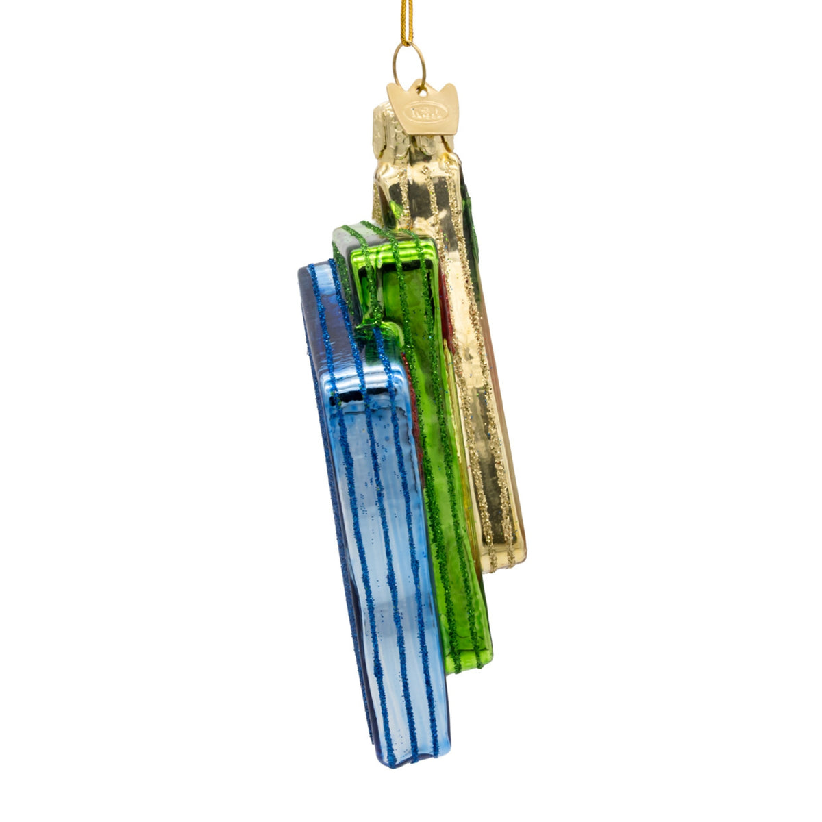 Kurt Adler Noble Gems Collection, Glass Seed Packet Ornament, 4"
