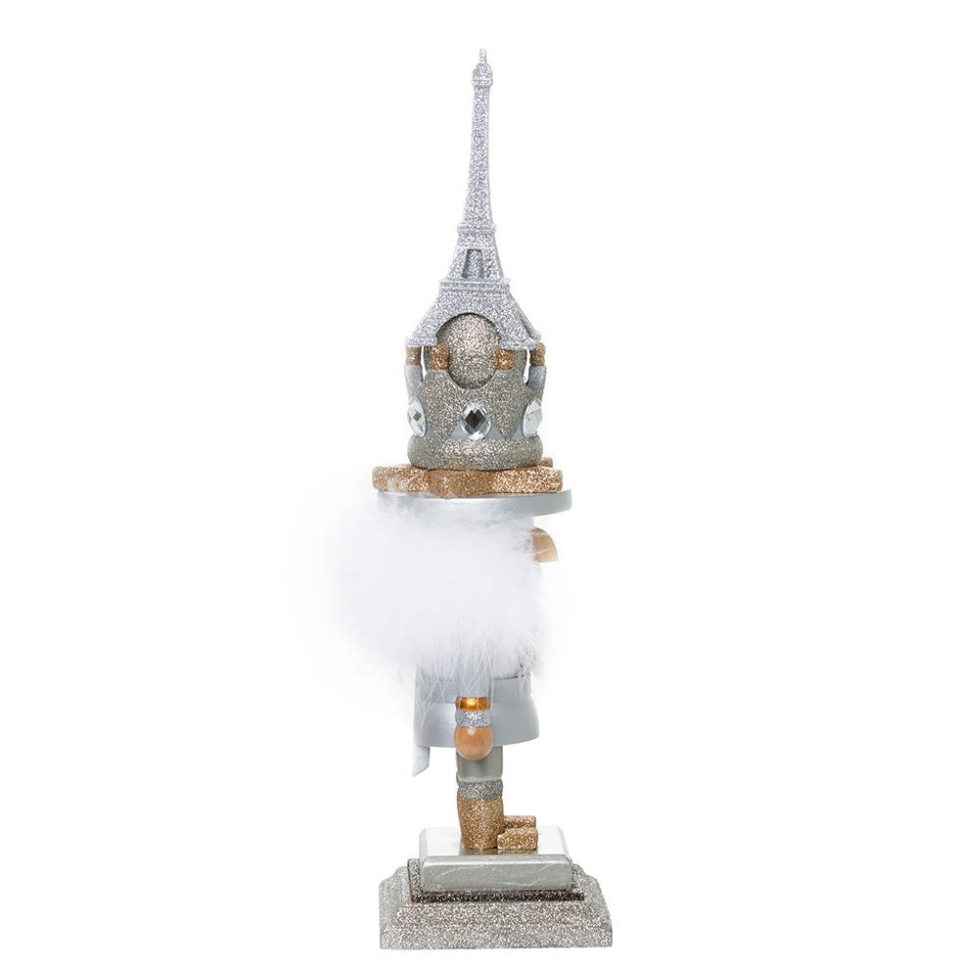 Kurt Adler Hollywood Nutcracker Collection, Paris Hat Nutcracker, 15.75"