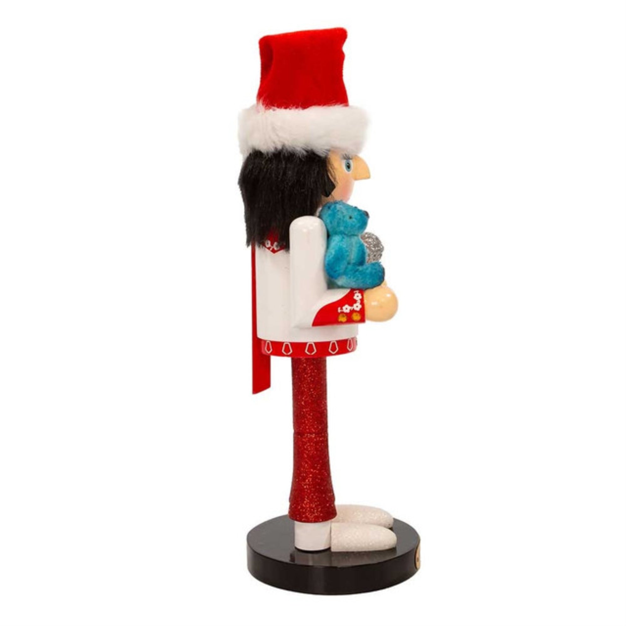 Kurt Adler Officially Licensed Elvis Presley with Teddy Bear Nutcracker, 10"