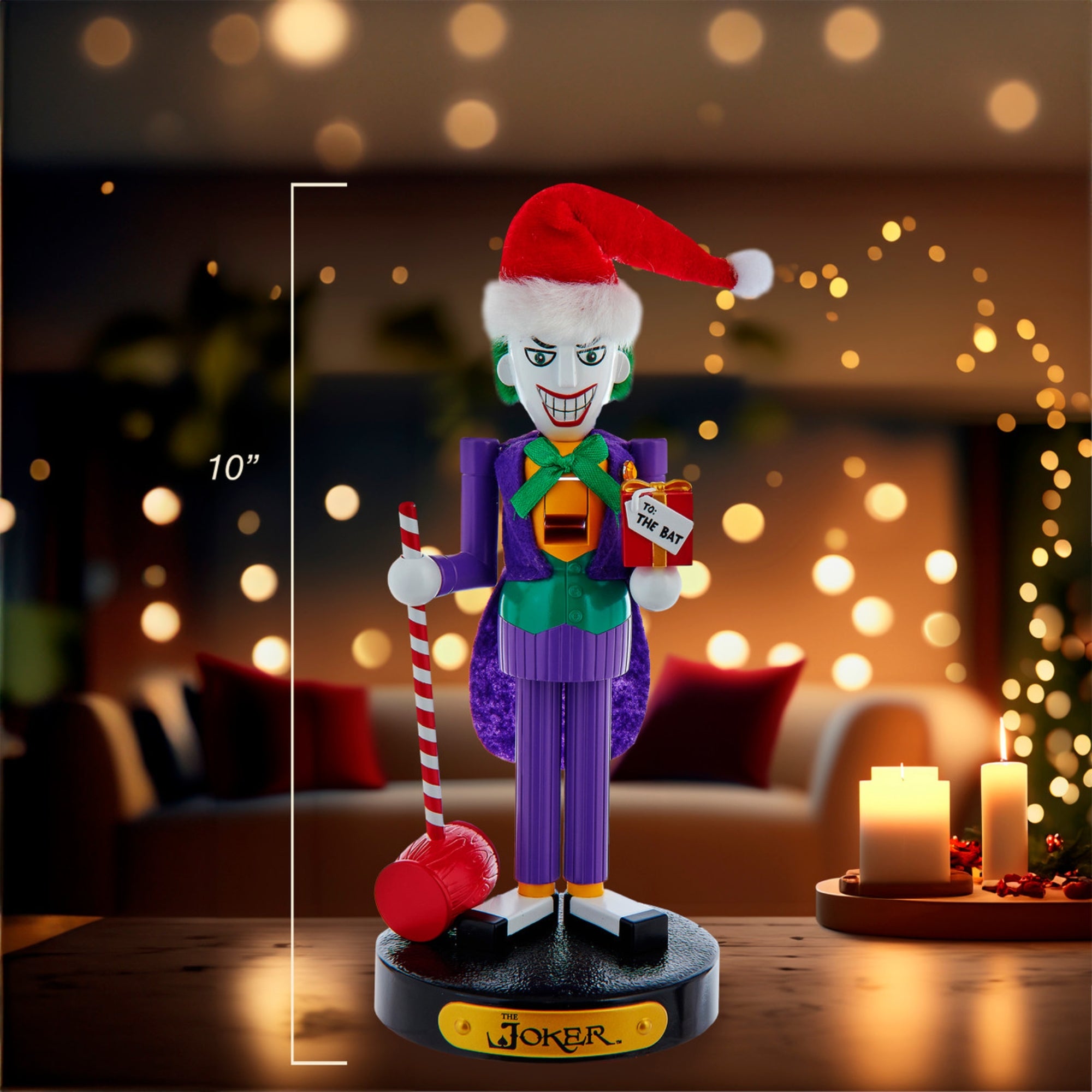 Kurt Adler Officially Licensed DC Comics Joker Nutcracker, 10"